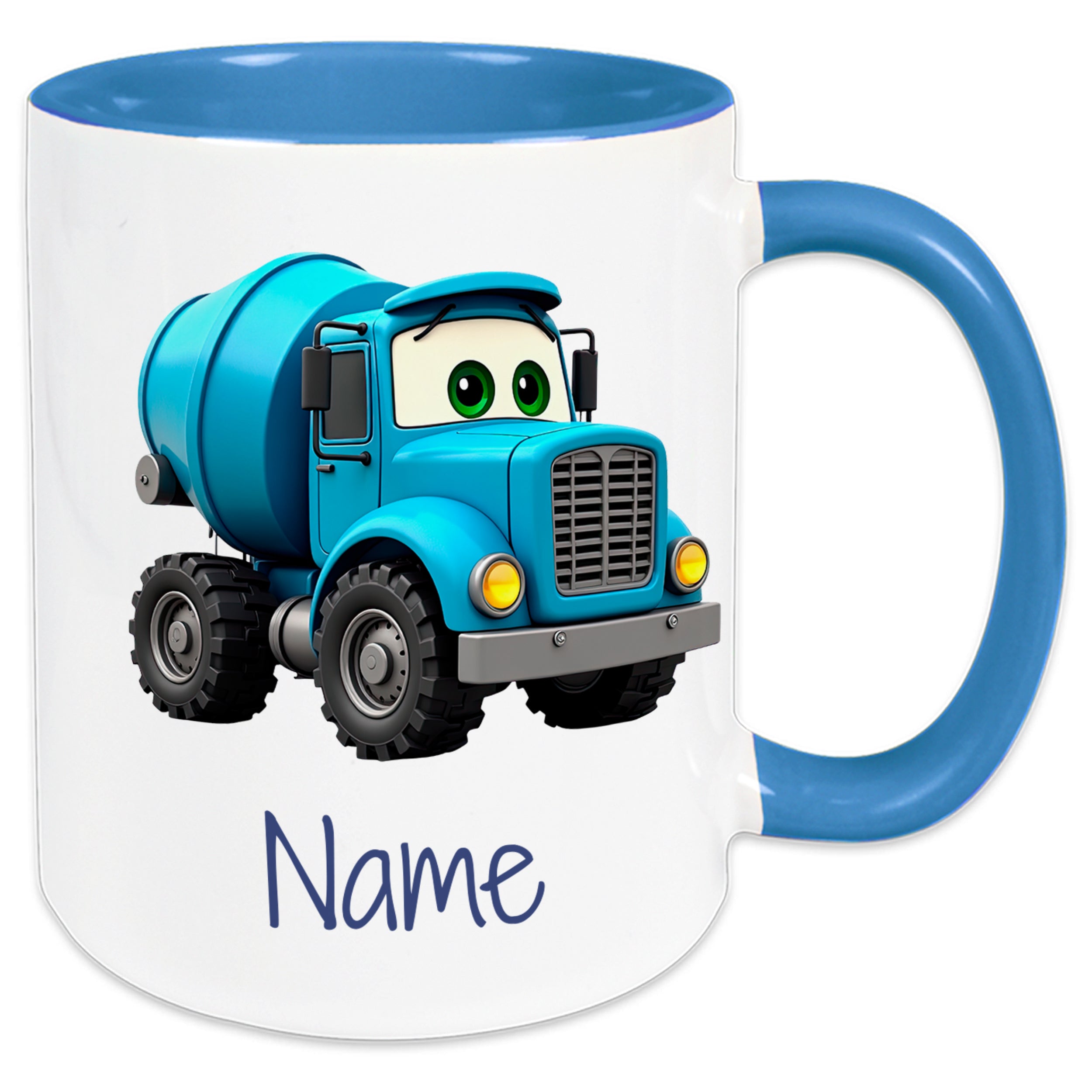 Tasse mit Lkw-Motiv - Für kleine Bauarbeiter
