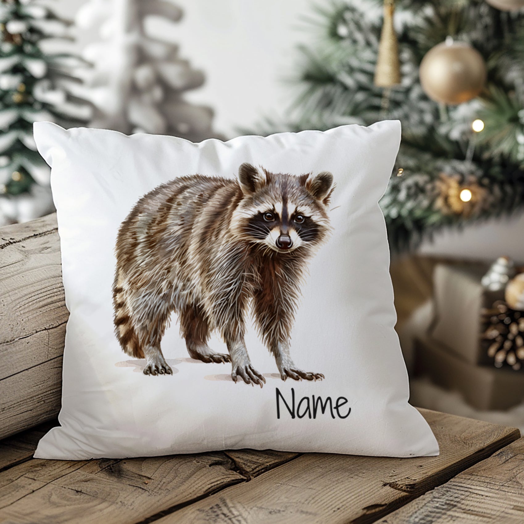 Kissenbezug Waschbär