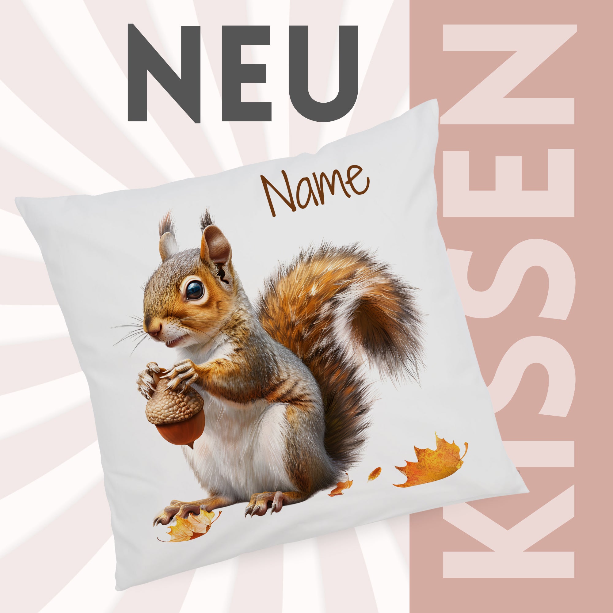 Kissenbezug Eichhörnchen