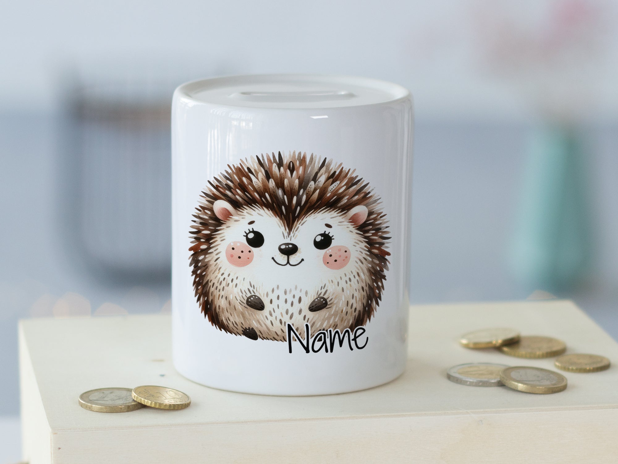 Spardose Igel