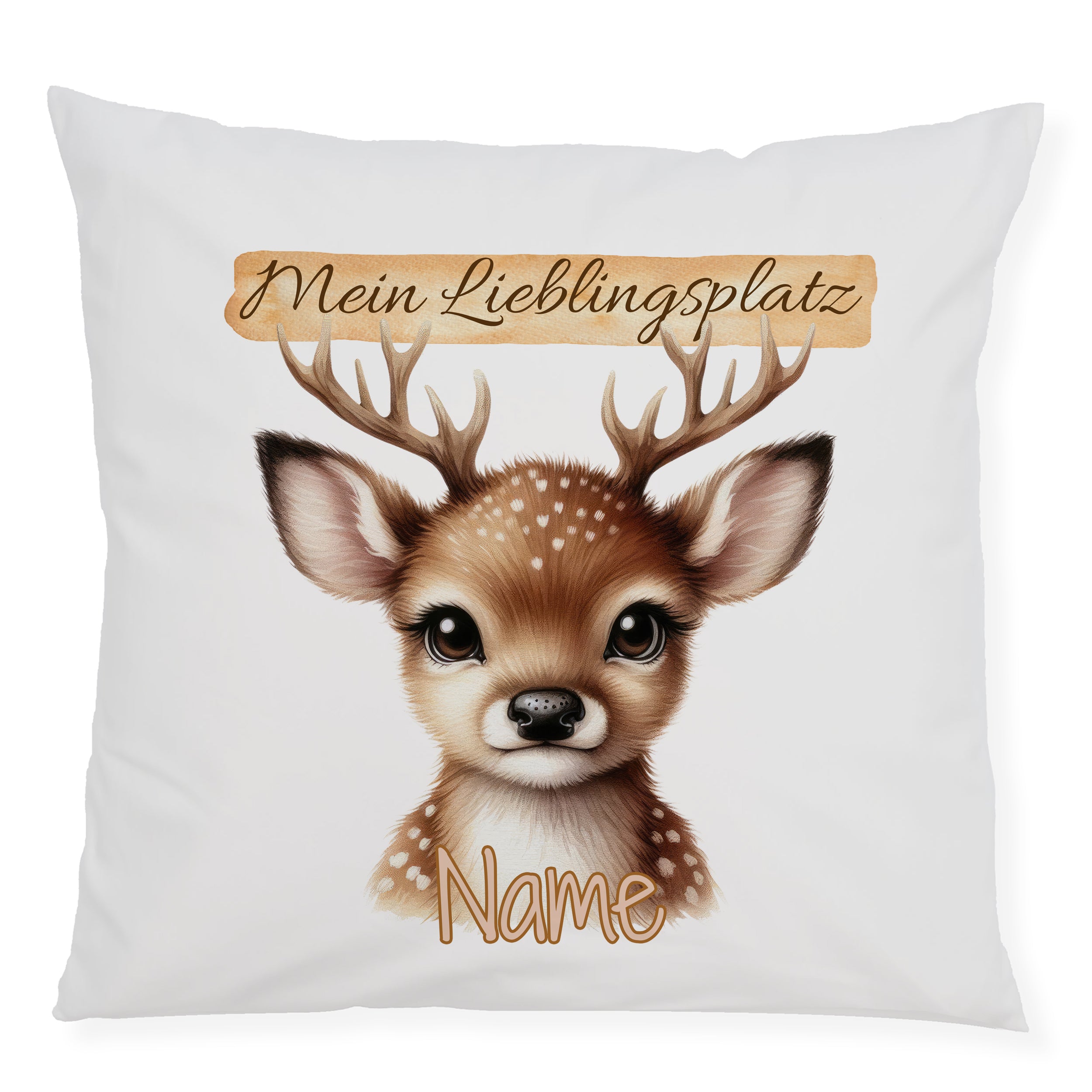 Kissenbezug Lieblingsplatz Reh