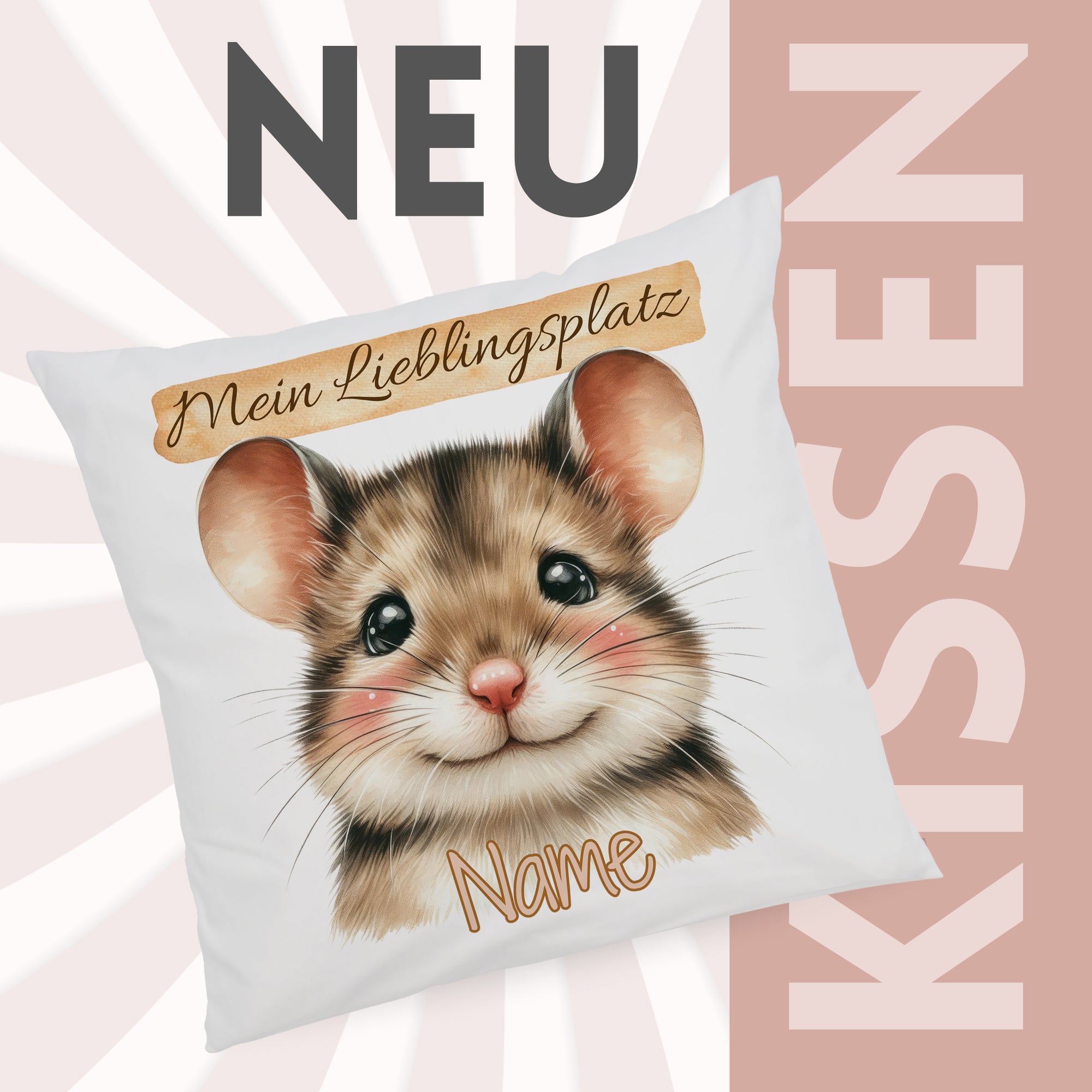 Kissenbezug Maus Lieblingsplatz