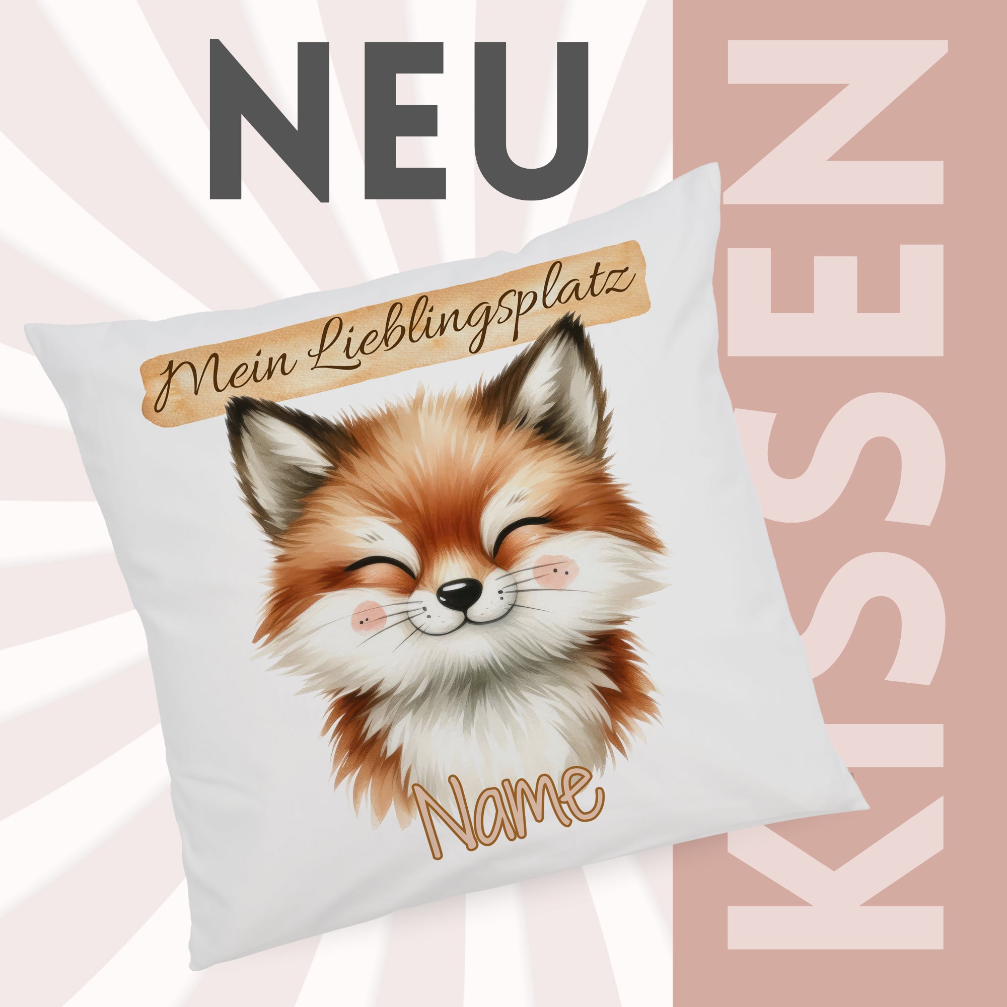 Kissenbezug Fuchs Lieblingsplatz
