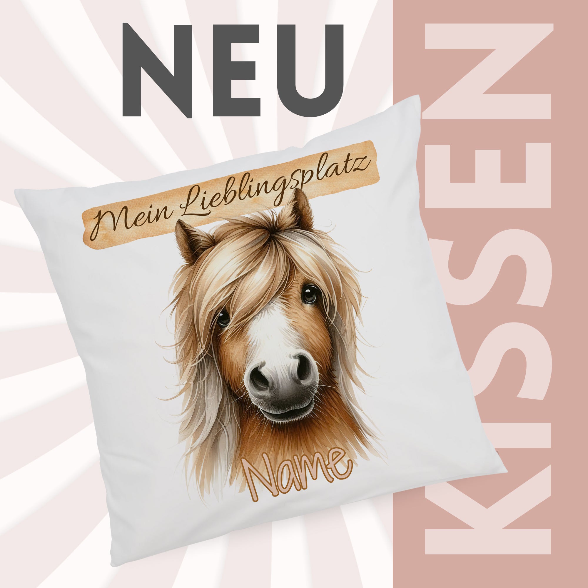Kissenbezug Pferd Lieblingsplatz