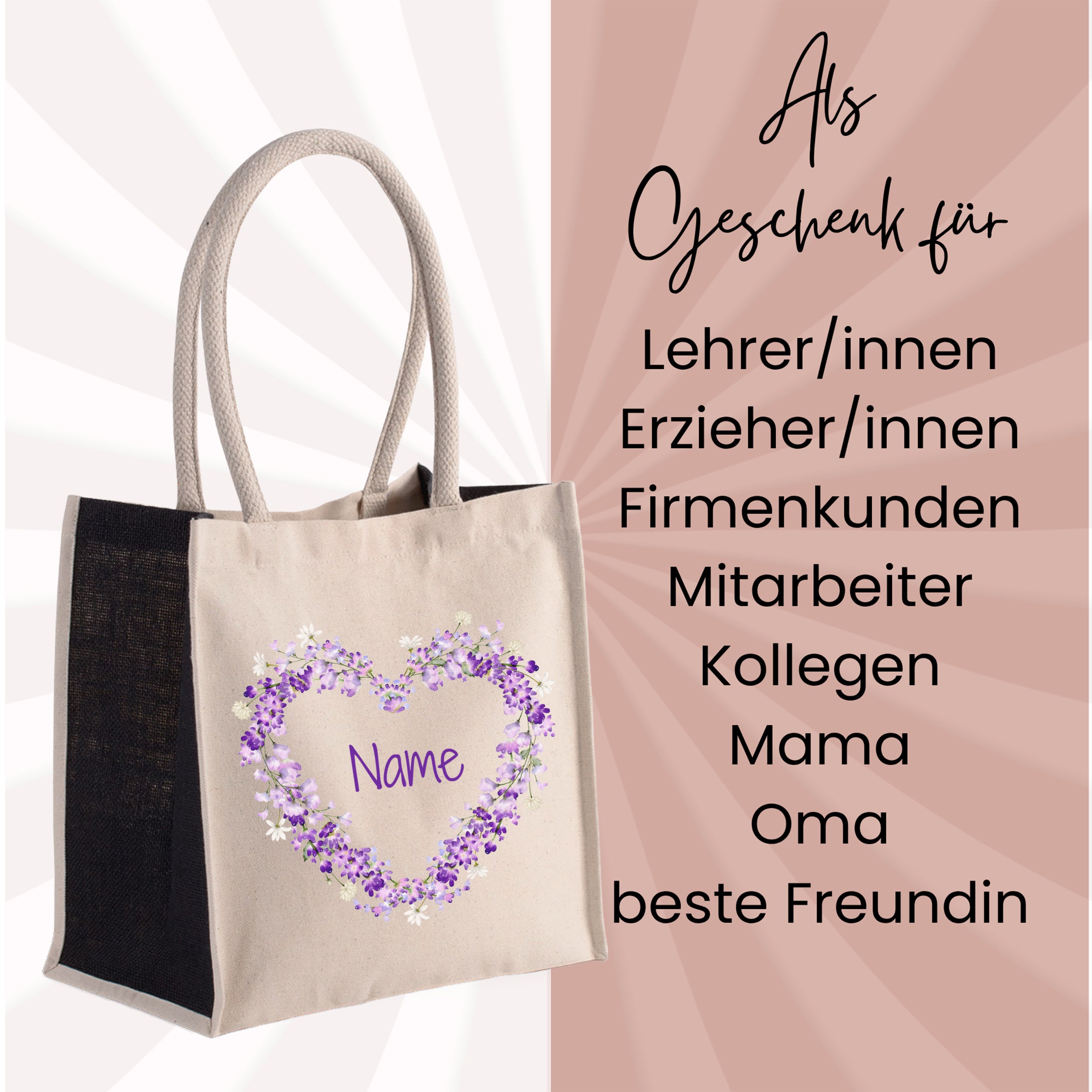 Tasche mit Blumendesign