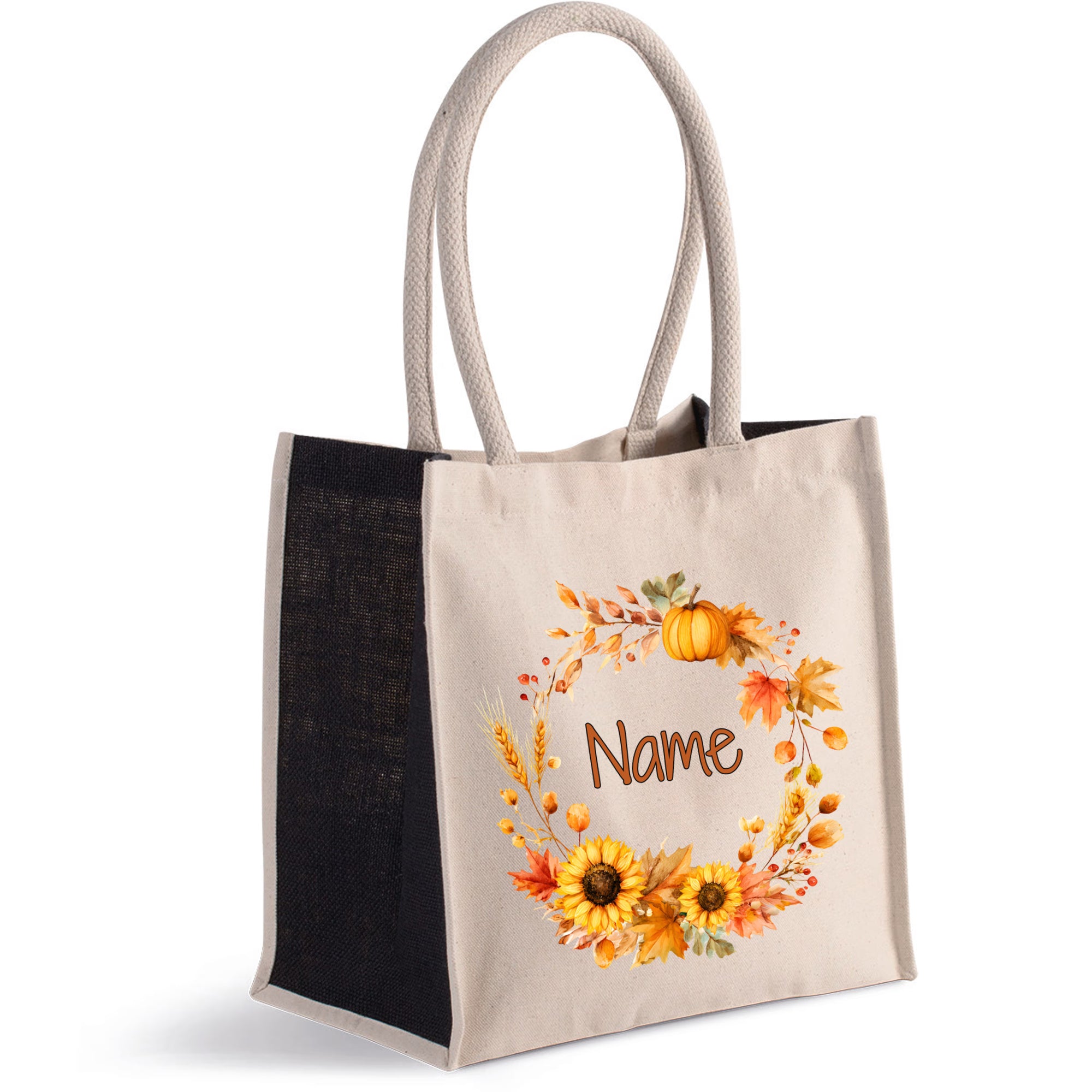 Tasche mit herbstlichem Motiv
