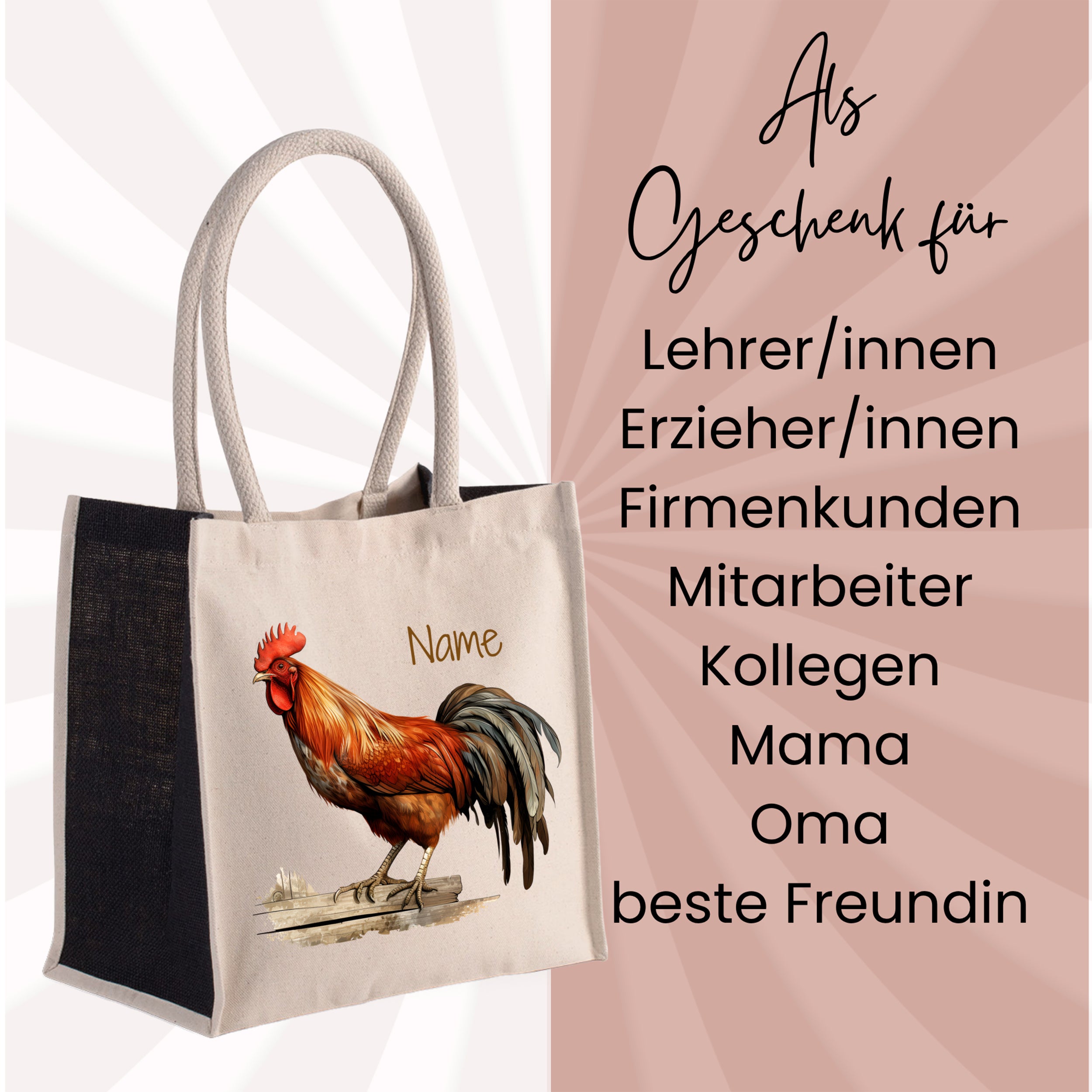 Tasche mit Hahn