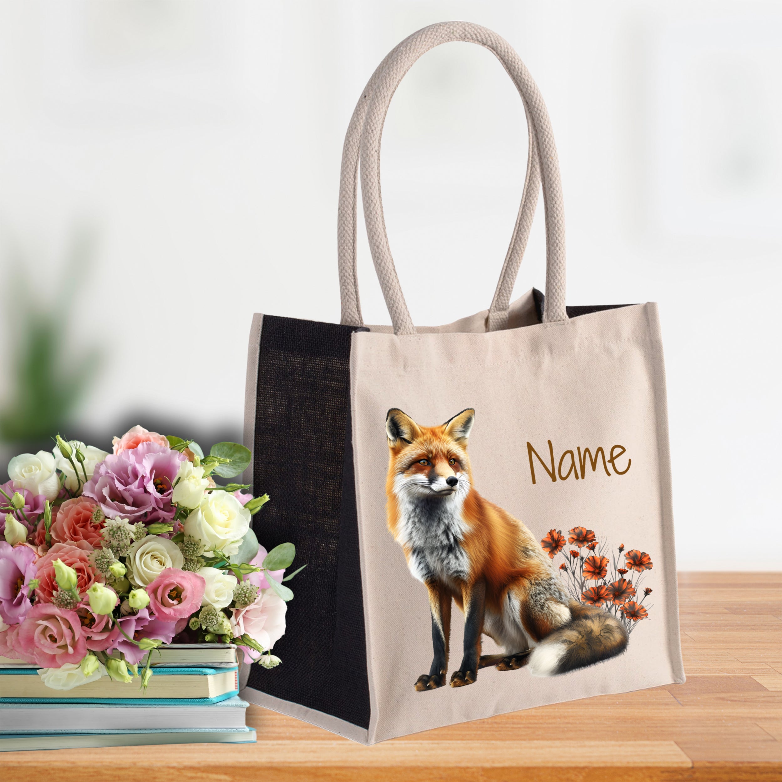 Tasche mit Fuchs-Motiv