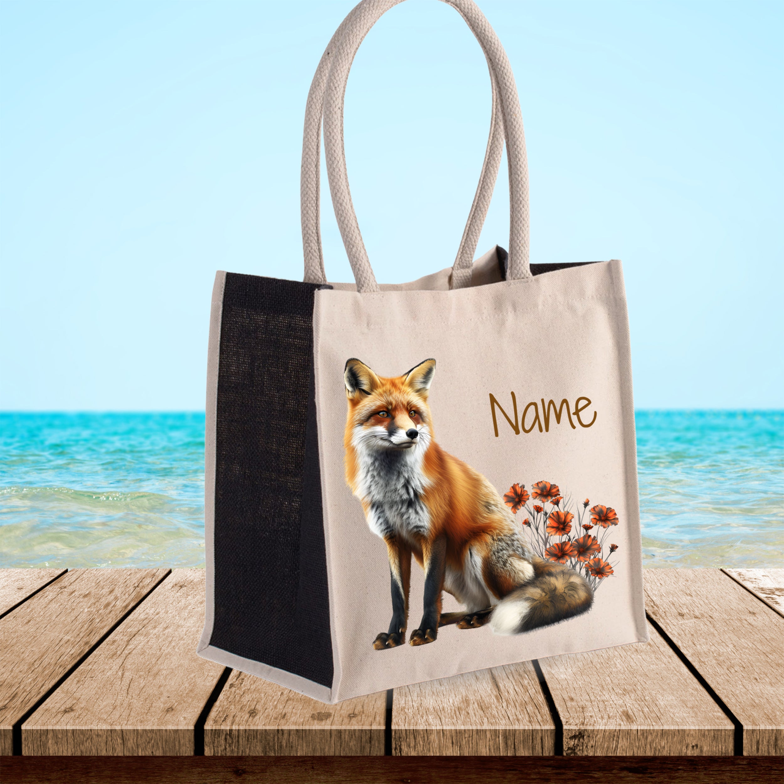 Tasche mit Fuchs-Motiv