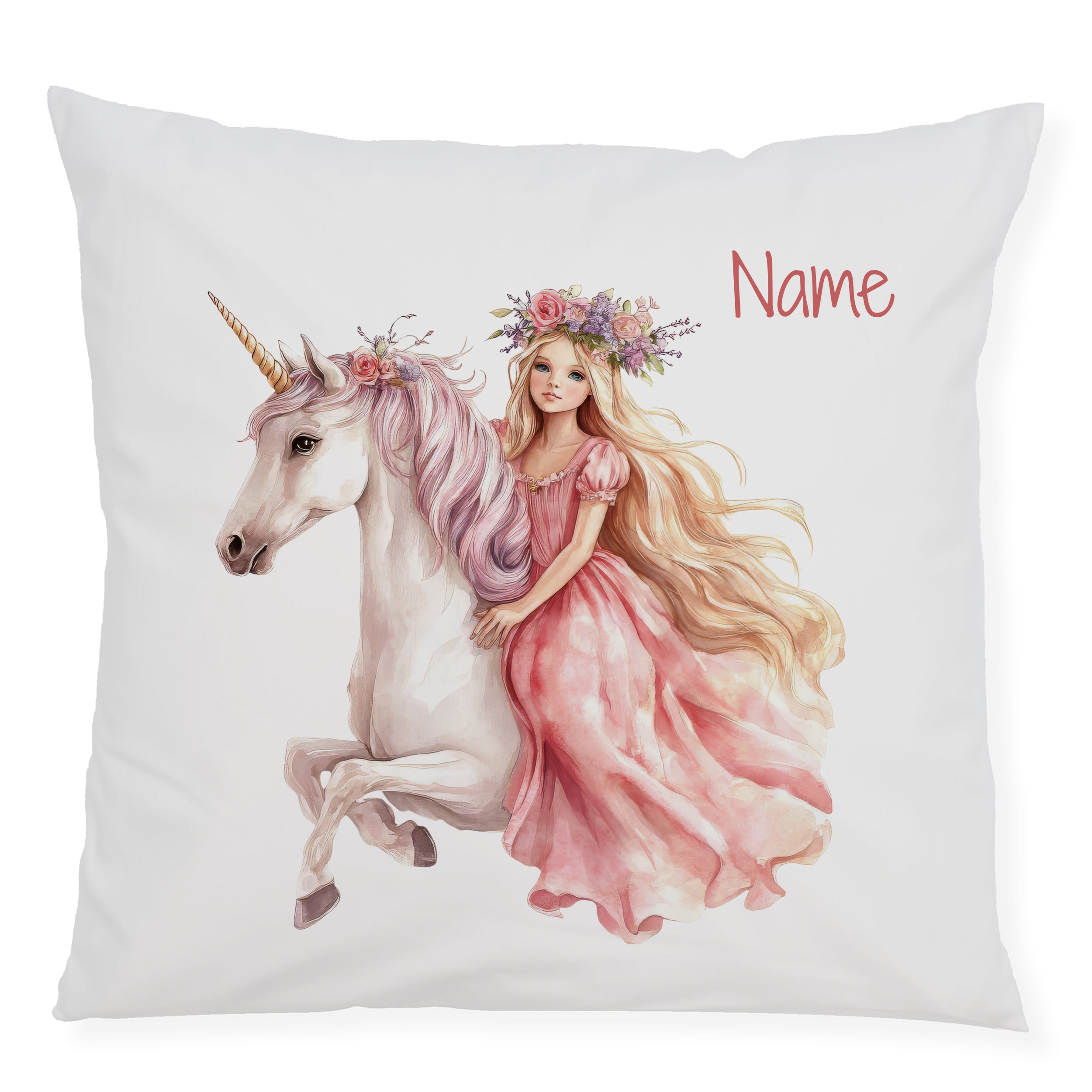 Kissenbezug Einhorn-Mädchen