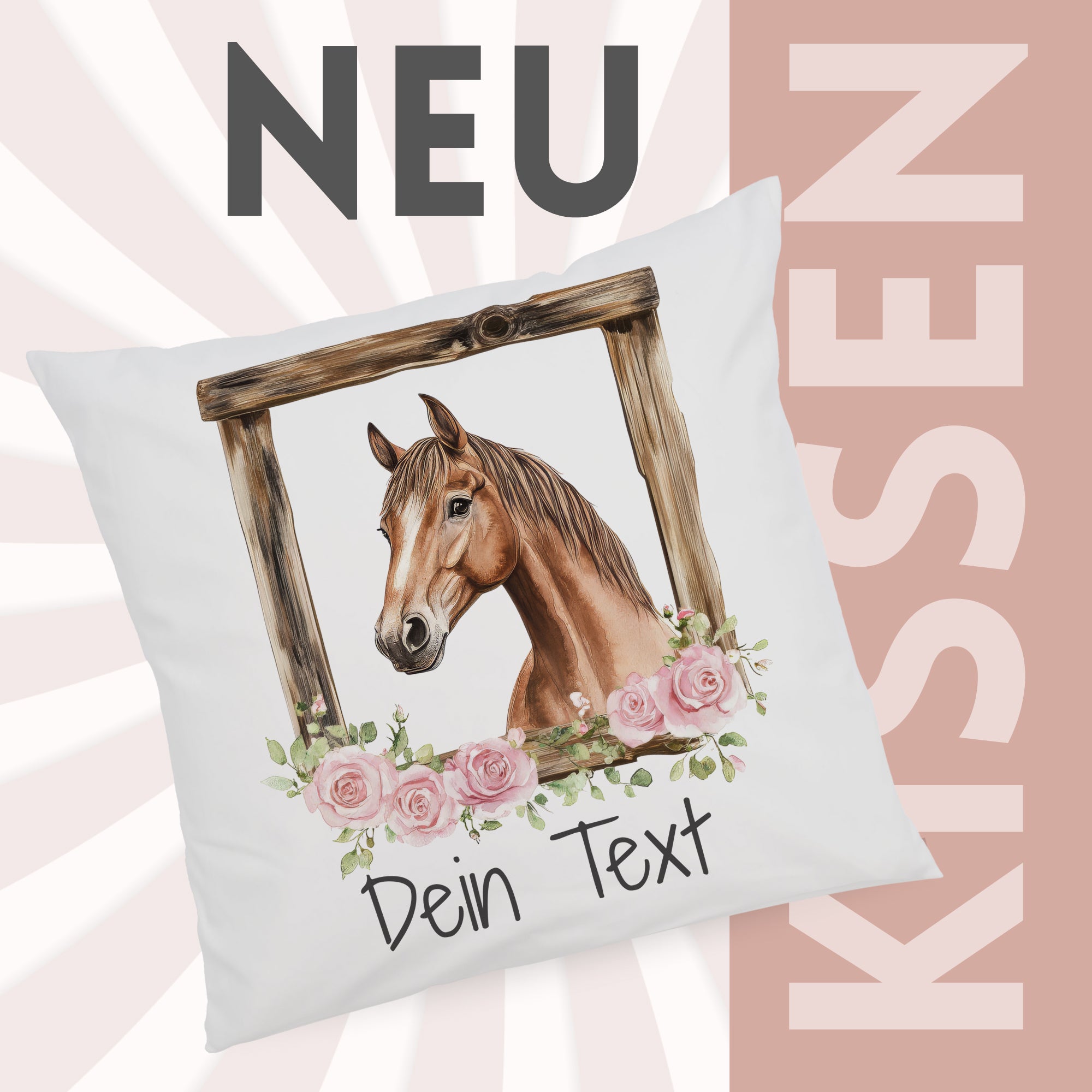 Kissenbezug Pferd