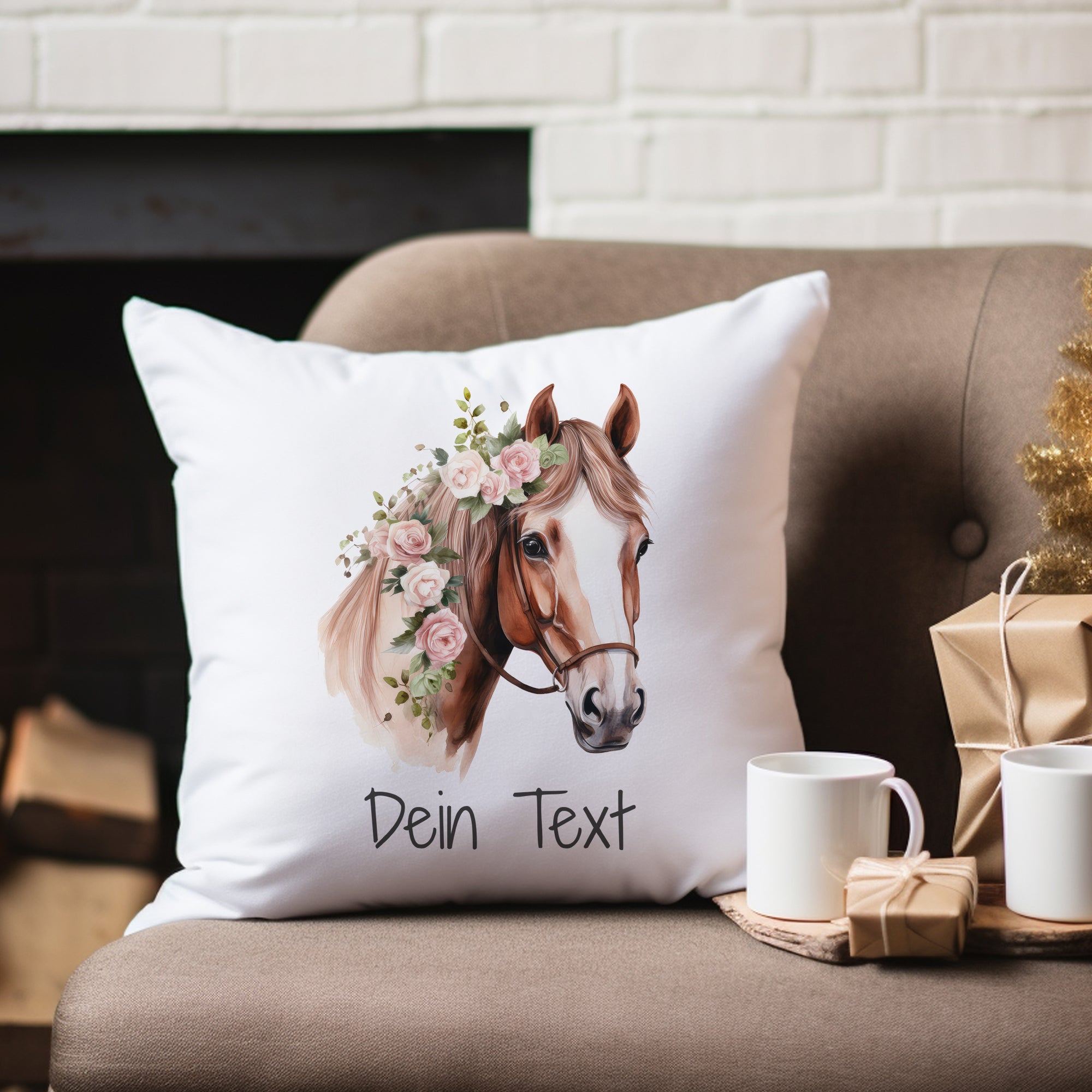 Kissenbezug Pferd