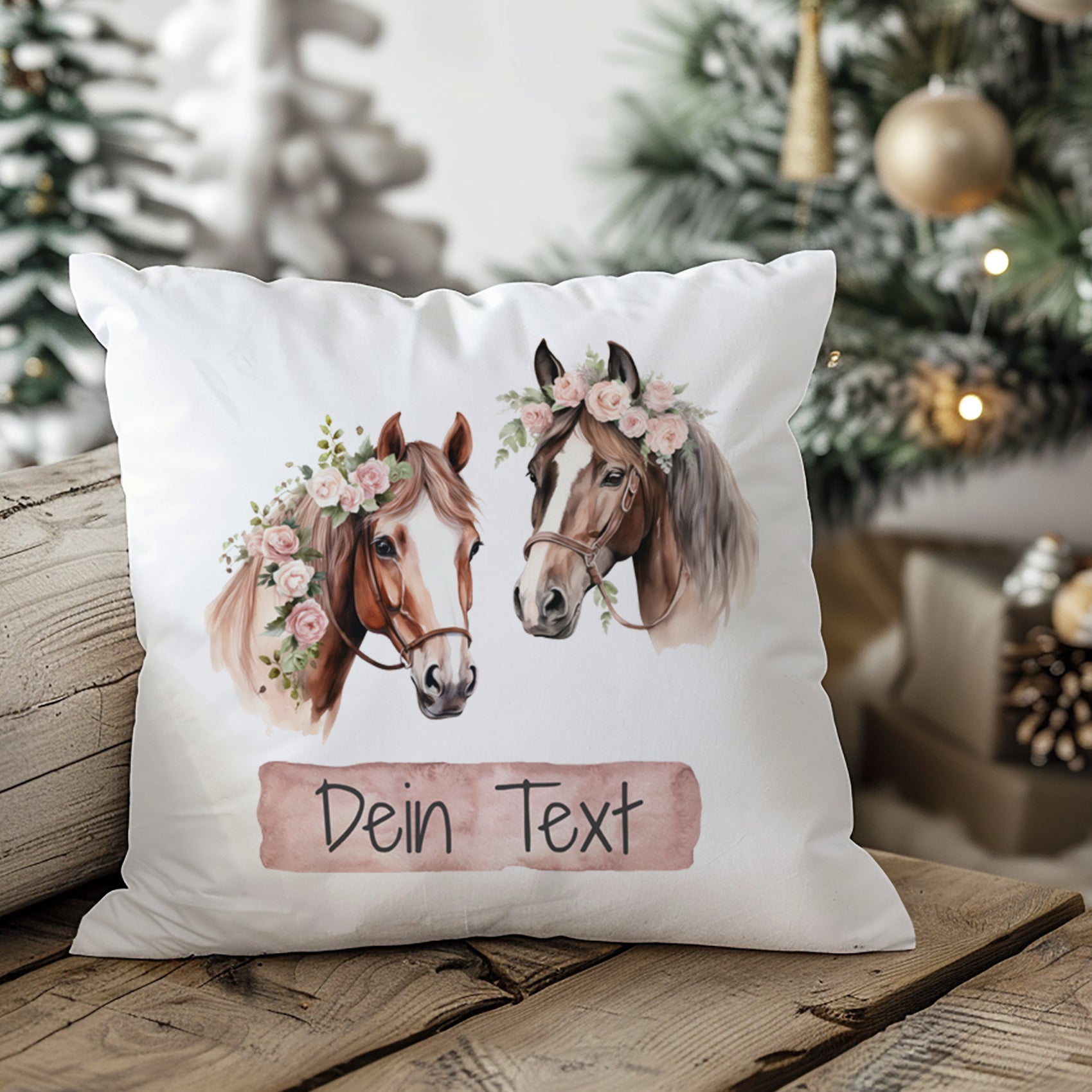 Kissenbezug Pferde