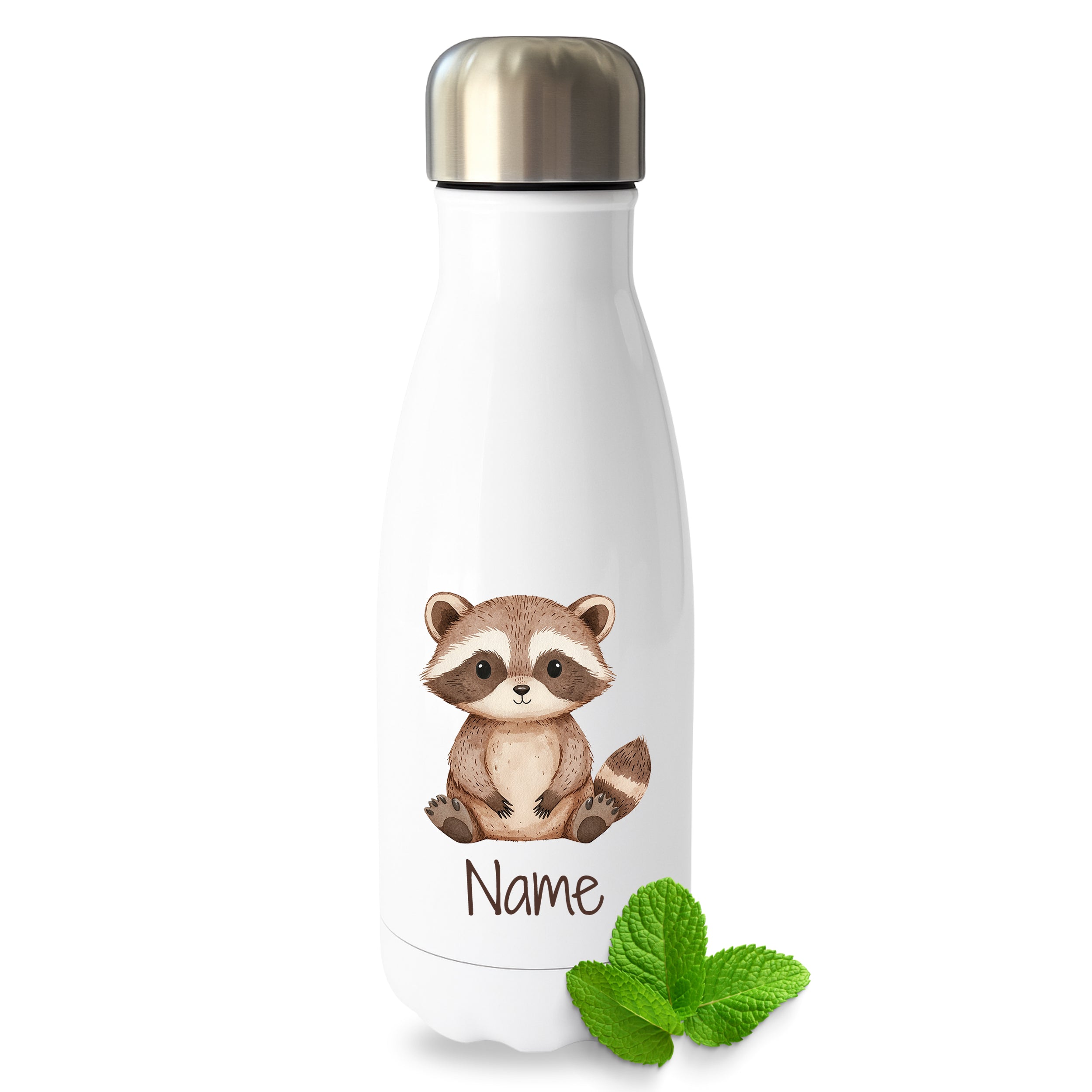 Thermoflasche Waschbär
