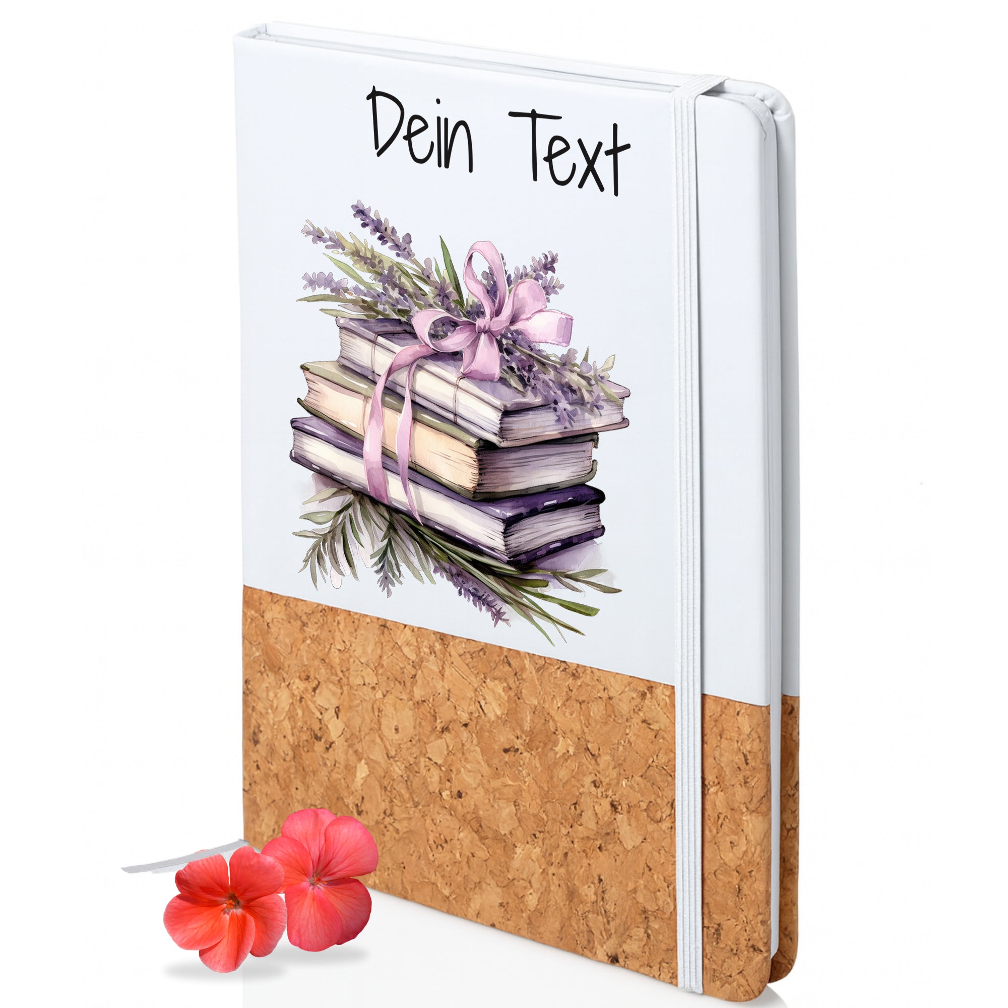 Notizbuch mit Buchmotiv - Kreativität entfalten
