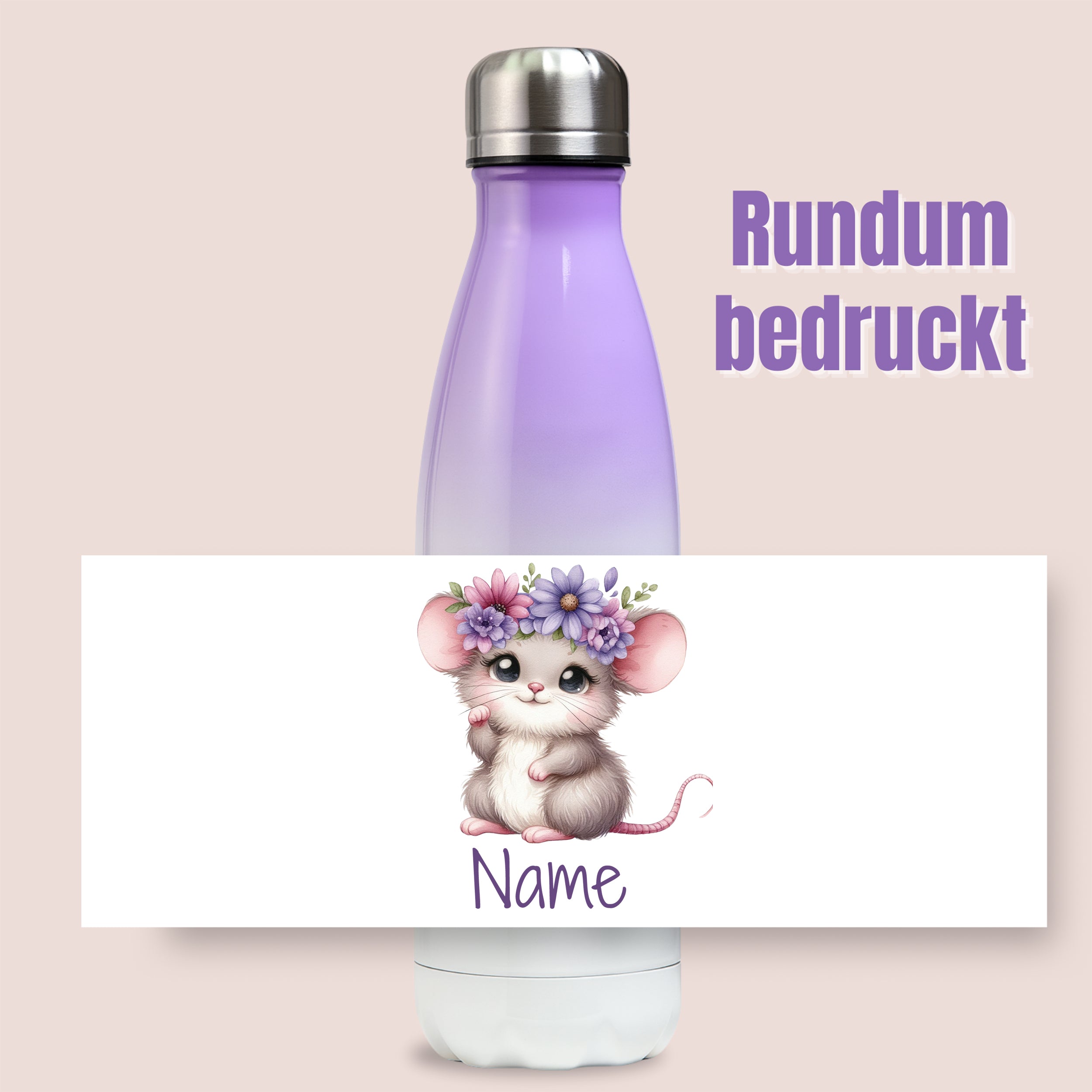 Thermos Trinkflasche Maus