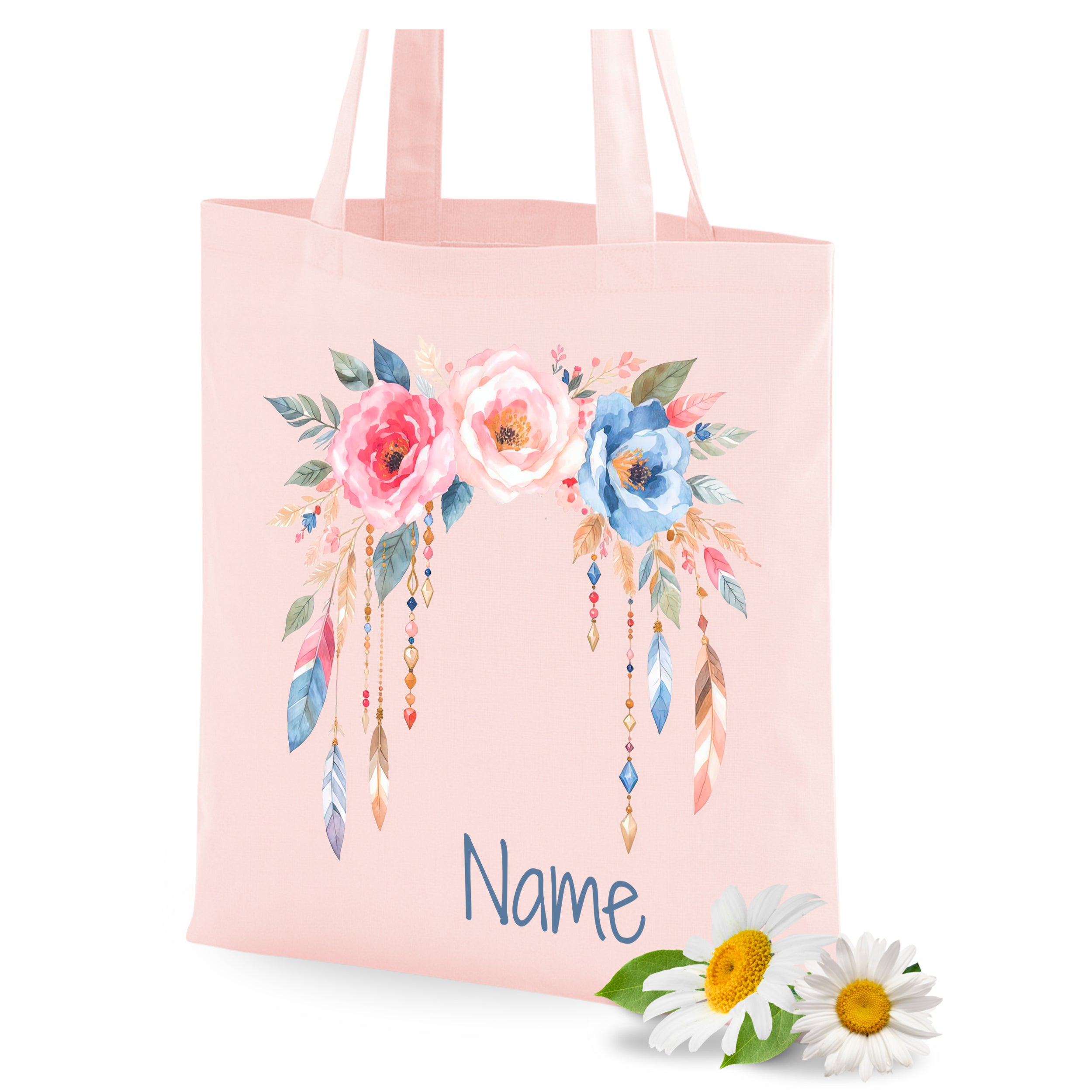 Tasche mit Blumenmotiv