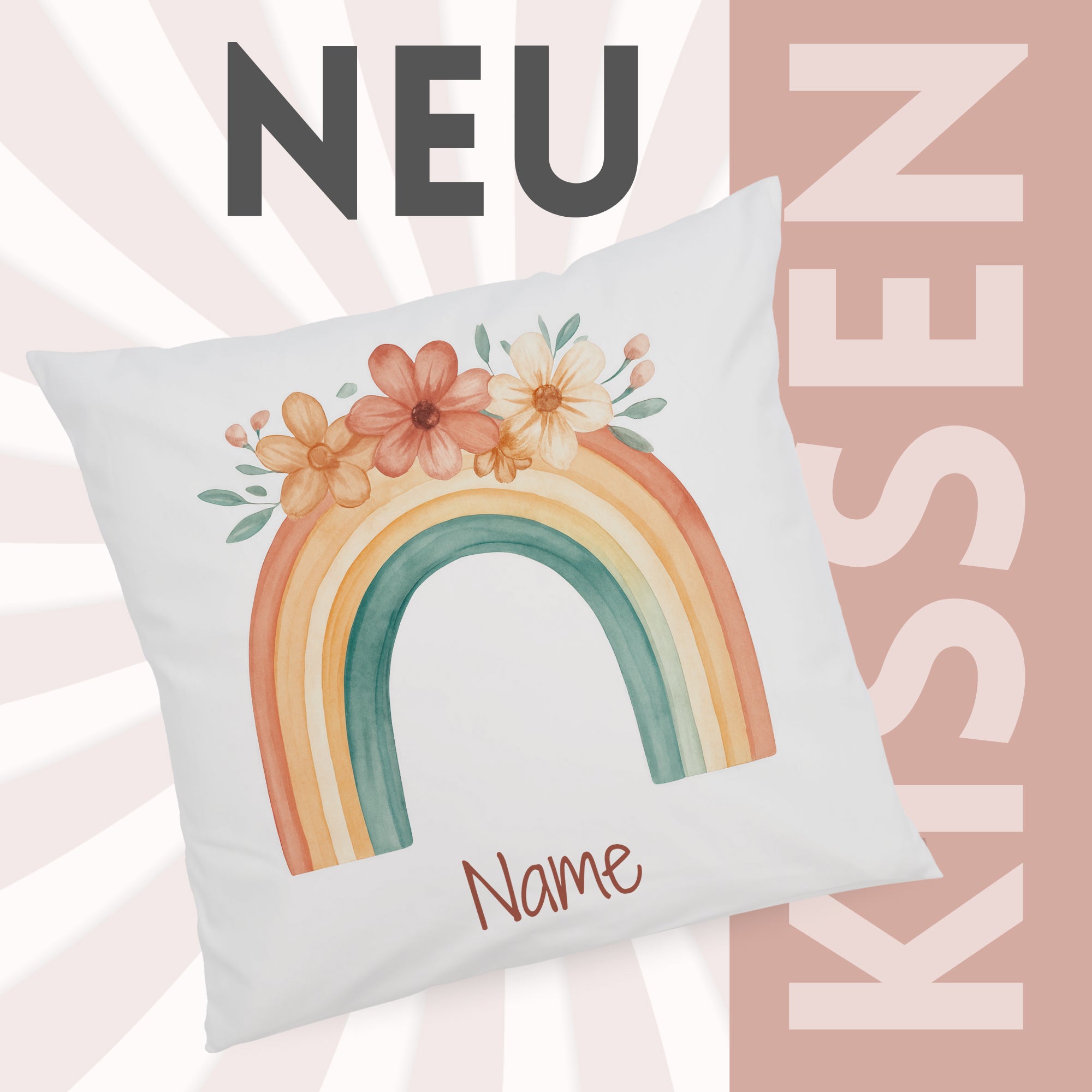 Kissenbezug Regenbogen