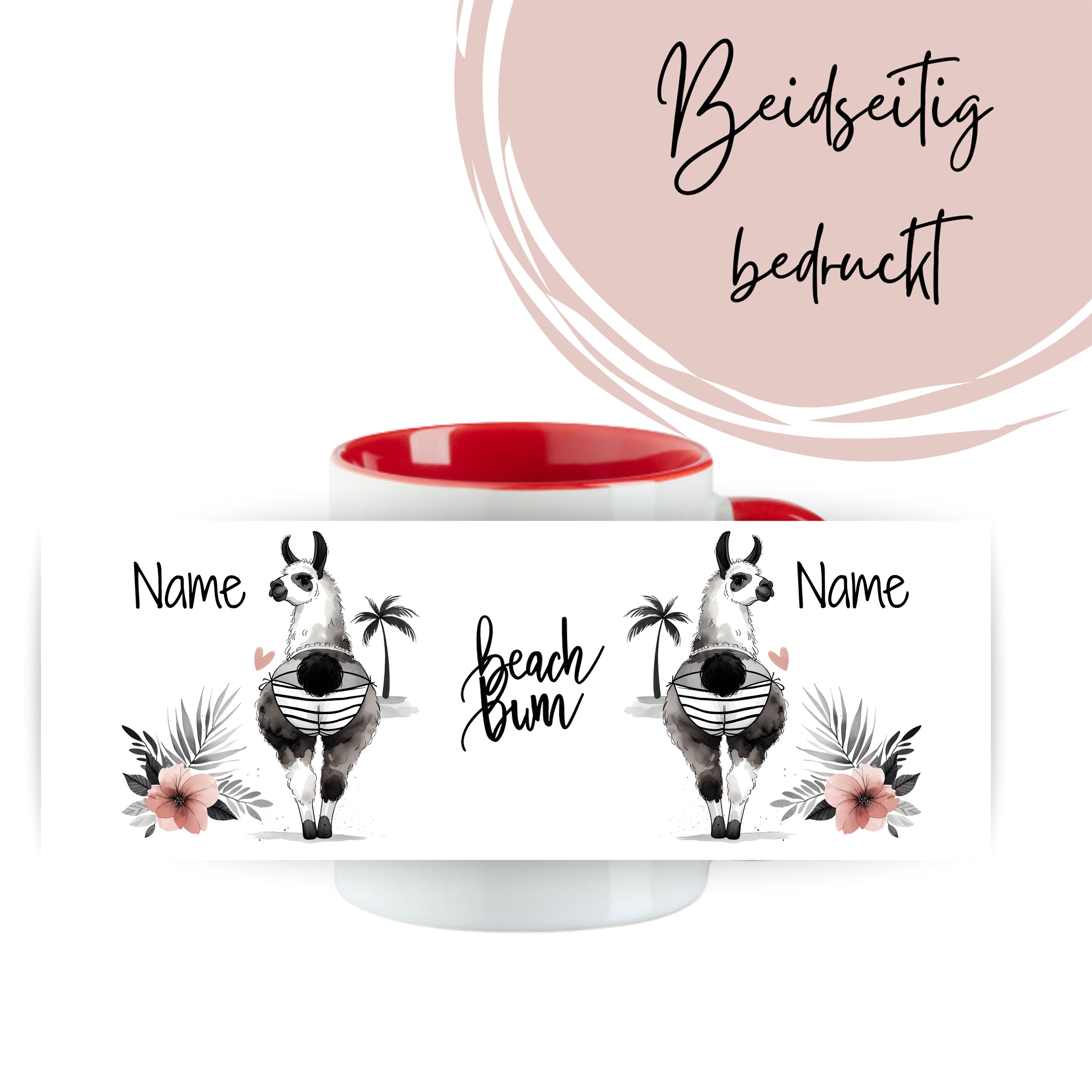 Tasse Lama mit Wunschtext