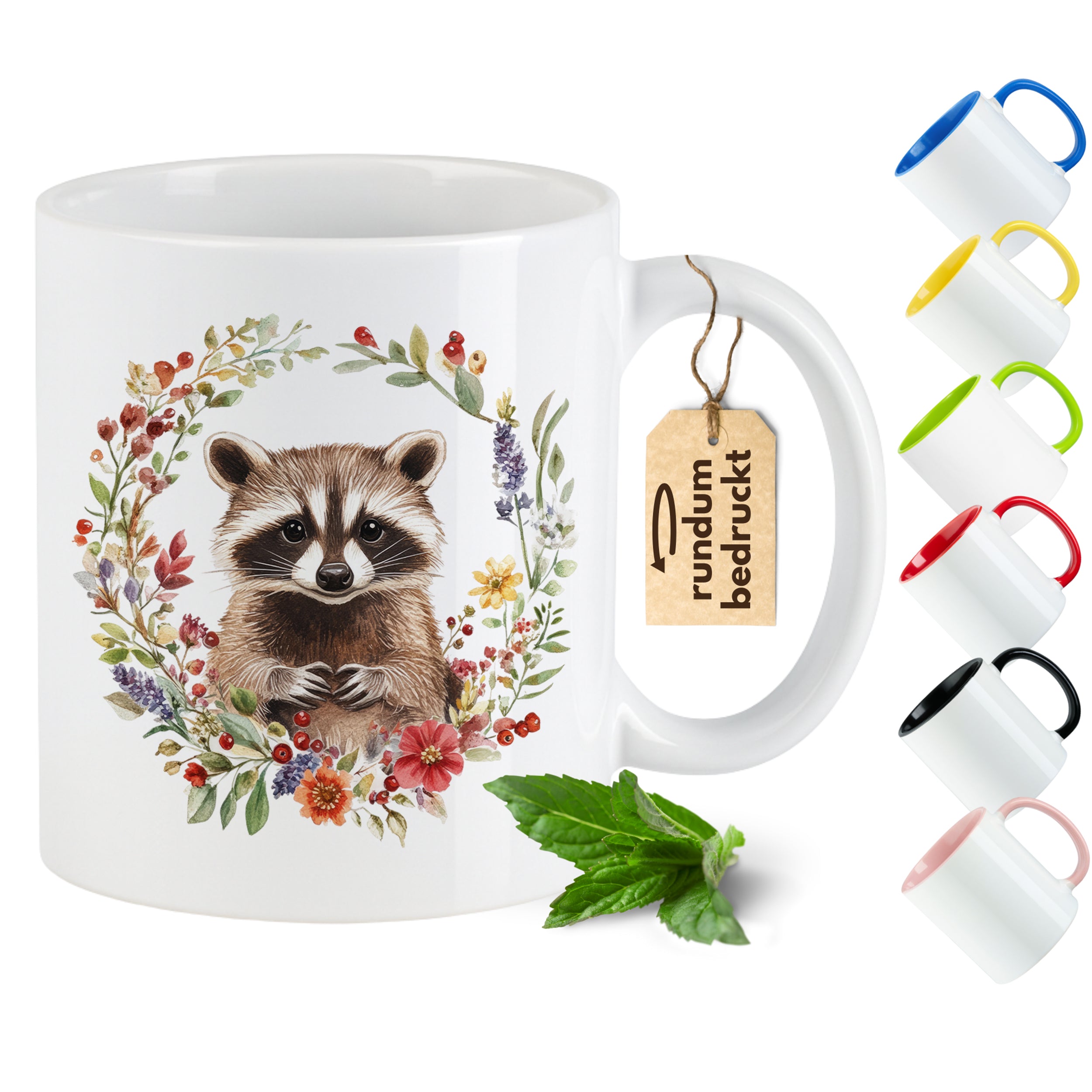 Tasse Waschbär