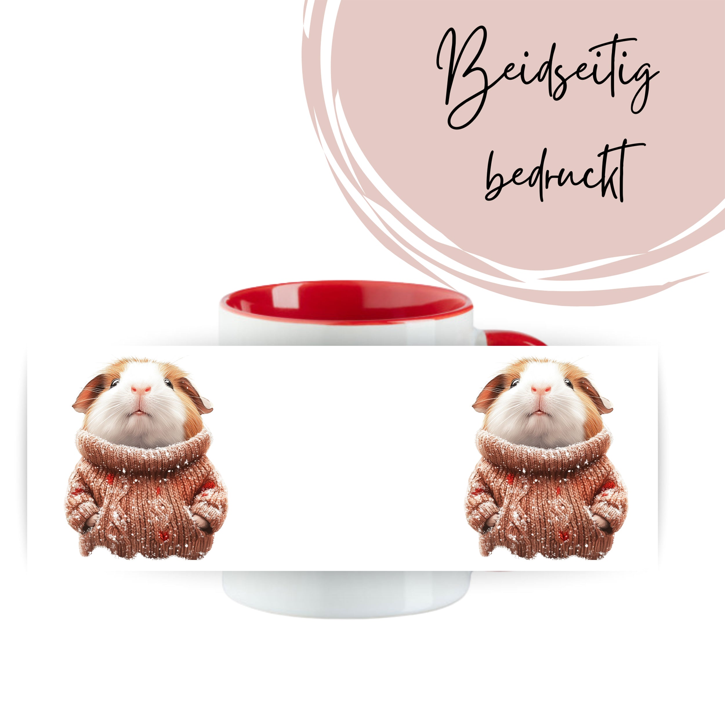 Tasse Meerschweinchen im Pullover