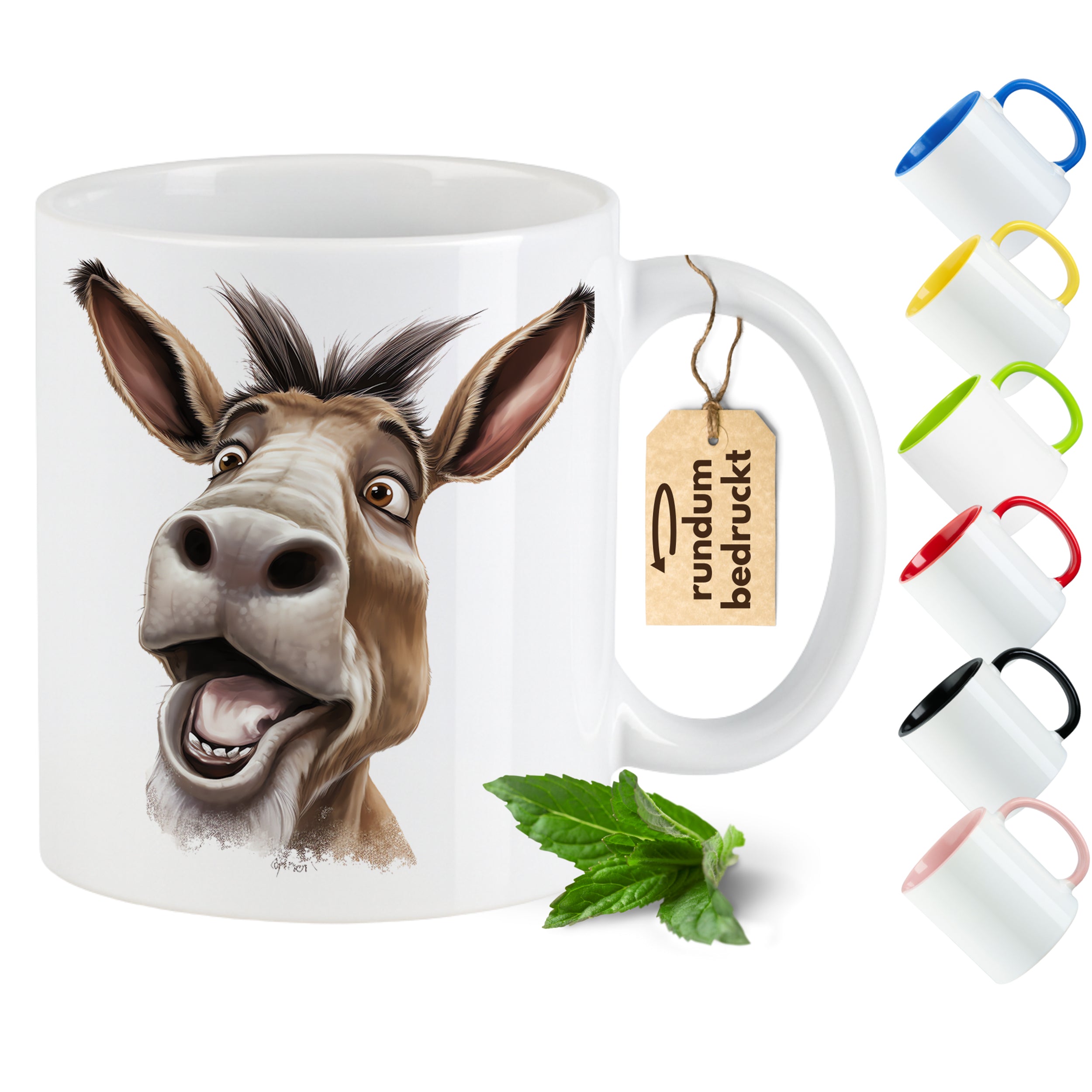 Tasse Esel
