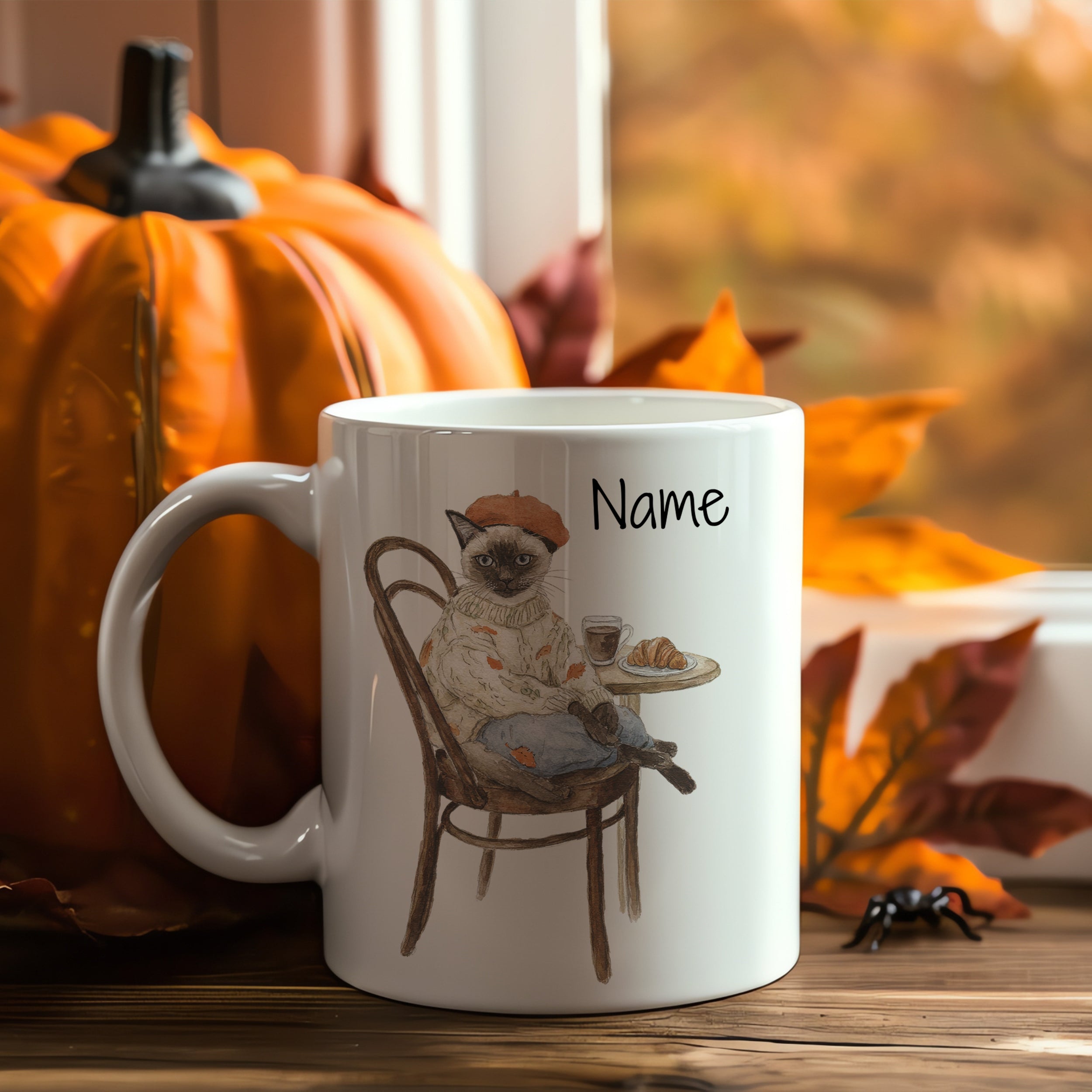 Tasse Katze im Schick