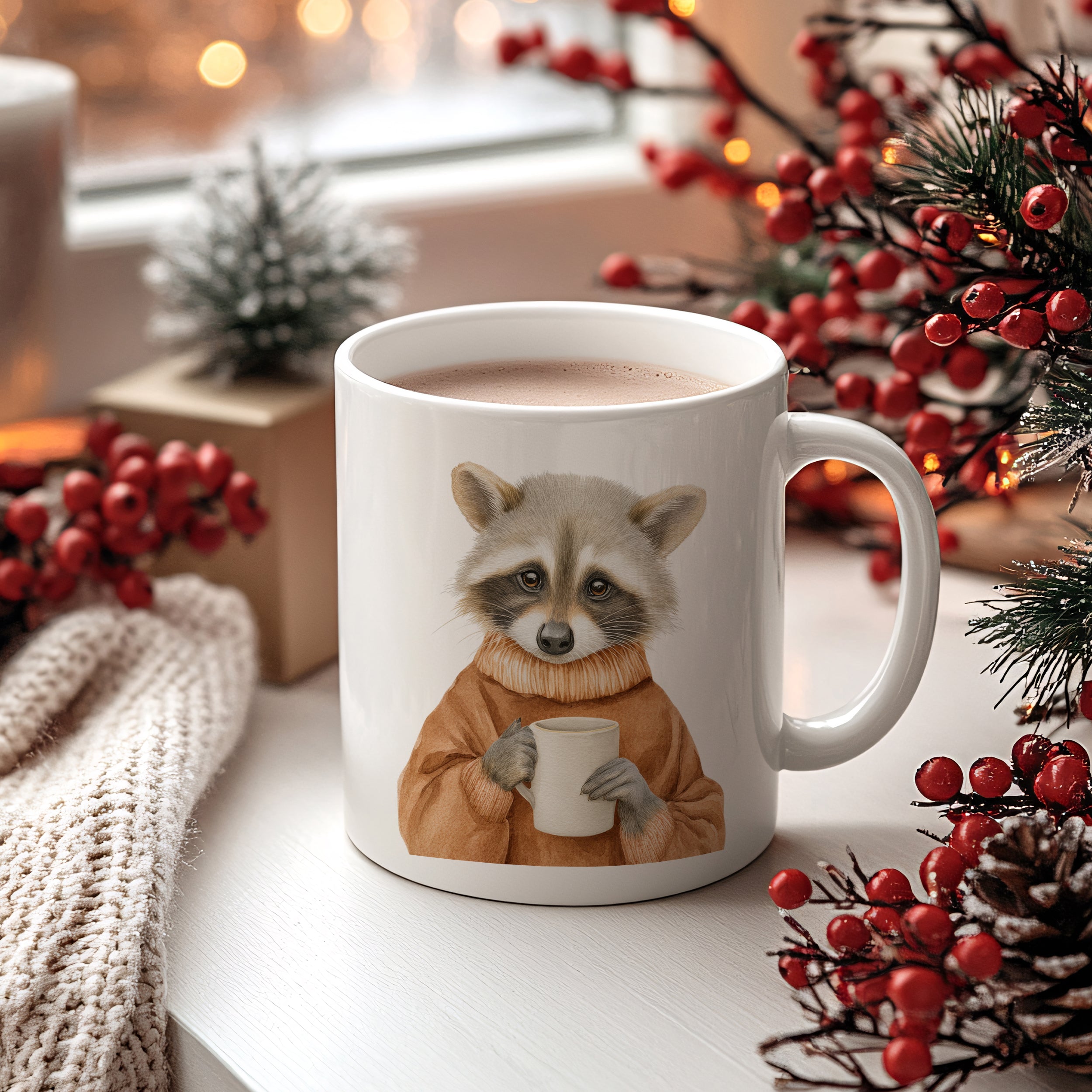 Tasse Waschbär