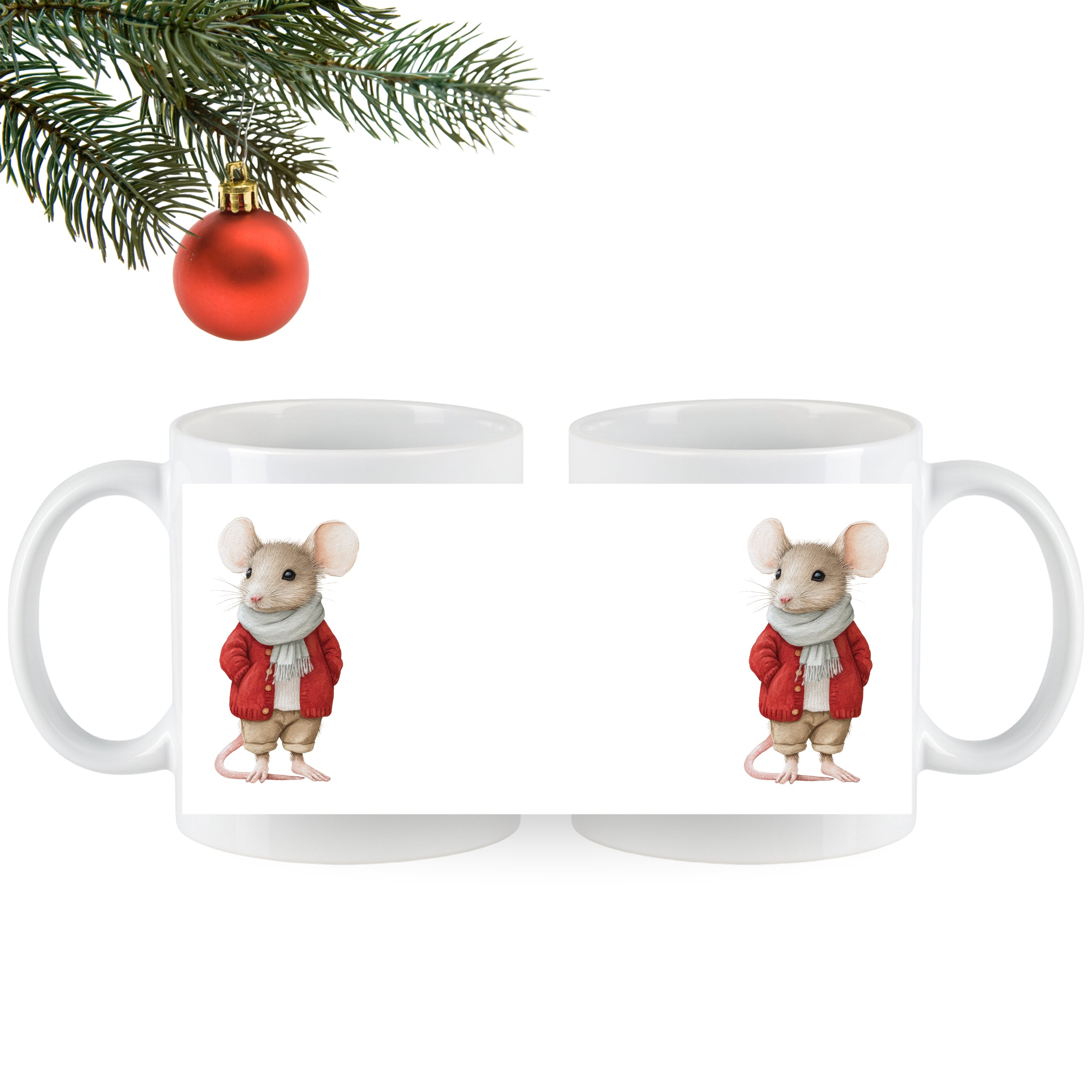 Tasse Weihnachtsmaus
