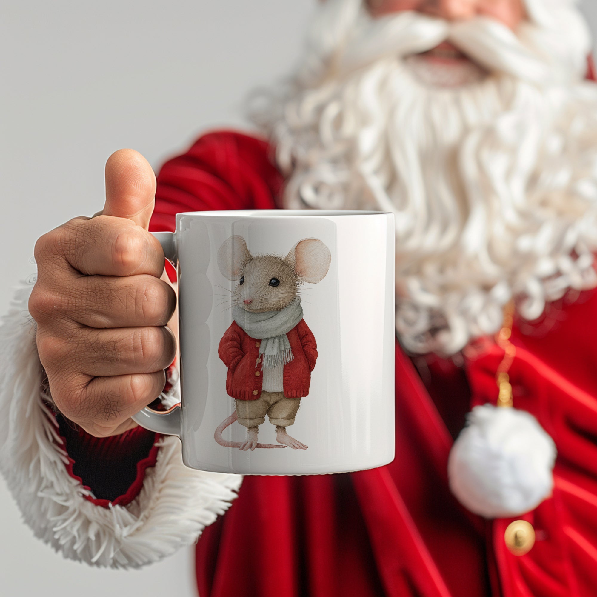 Tasse Weihnachtsmaus