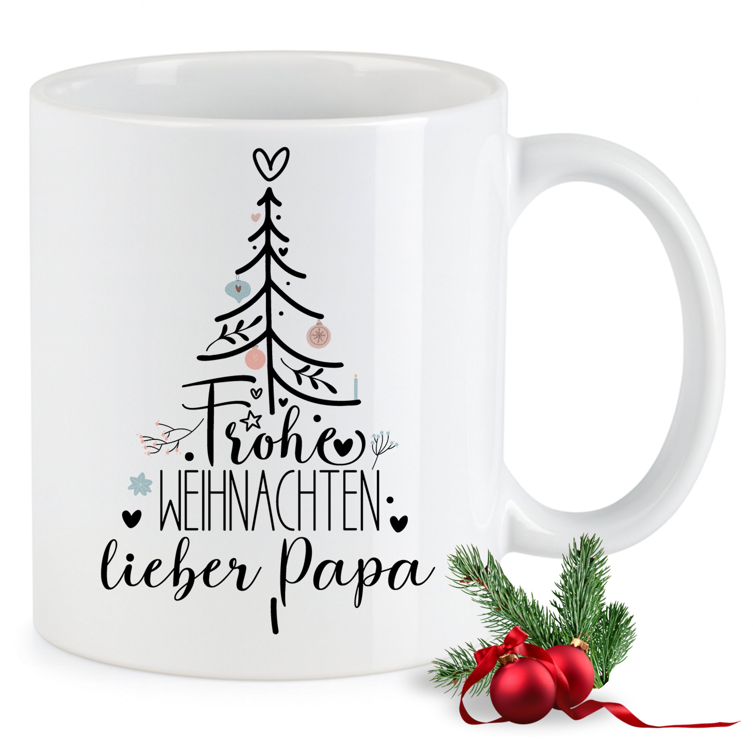 Tasse Frohe Weihnachten - Ein Geschenk für Papa