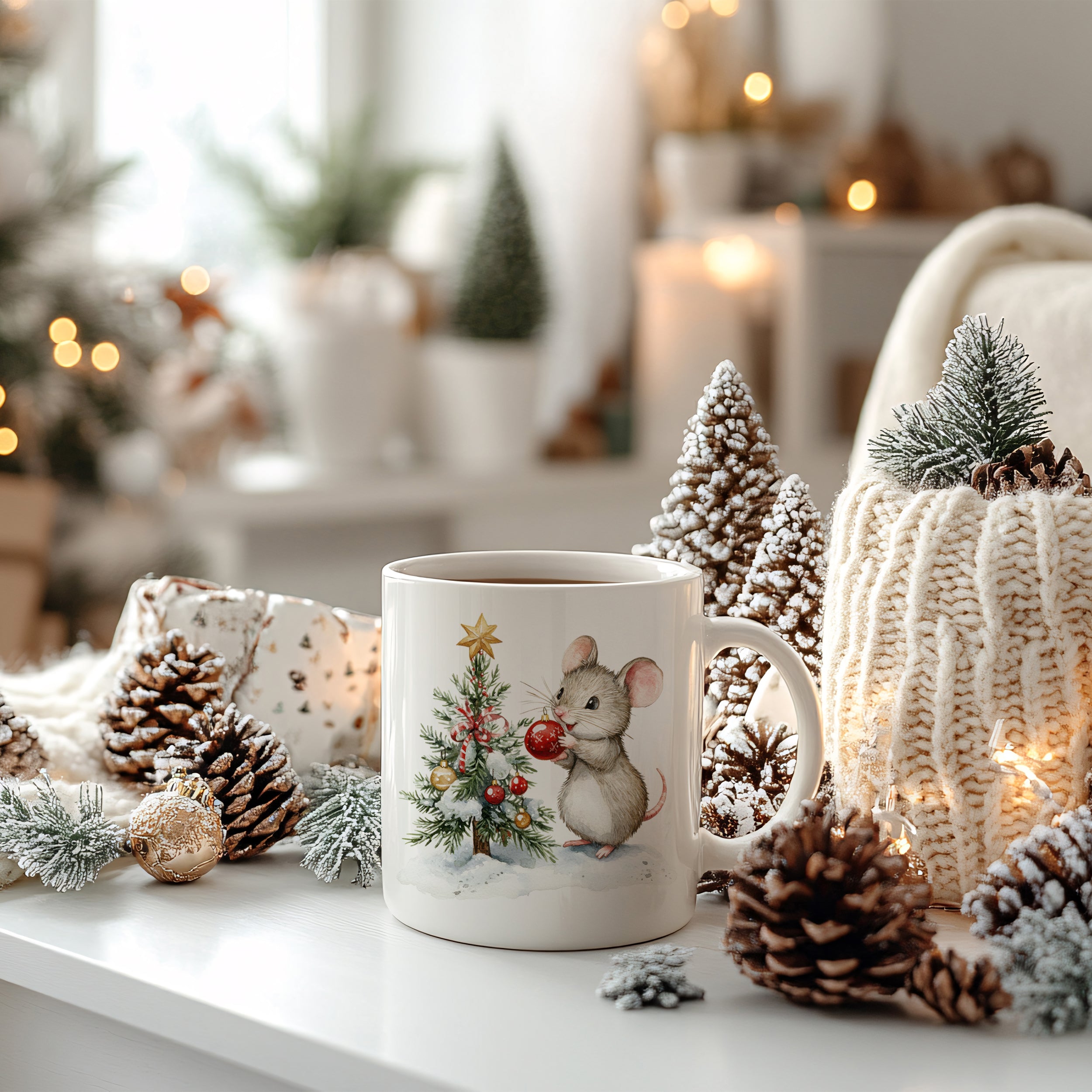 Tasse Weihnachtsmaus