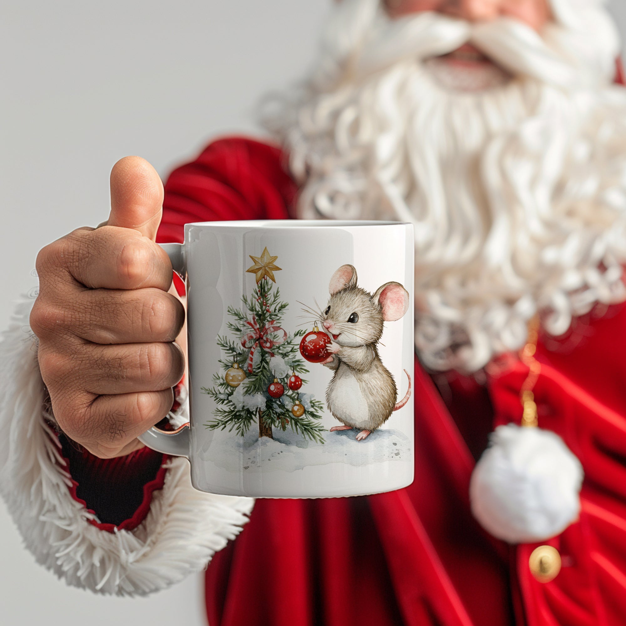 Tasse Weihnachtsmaus