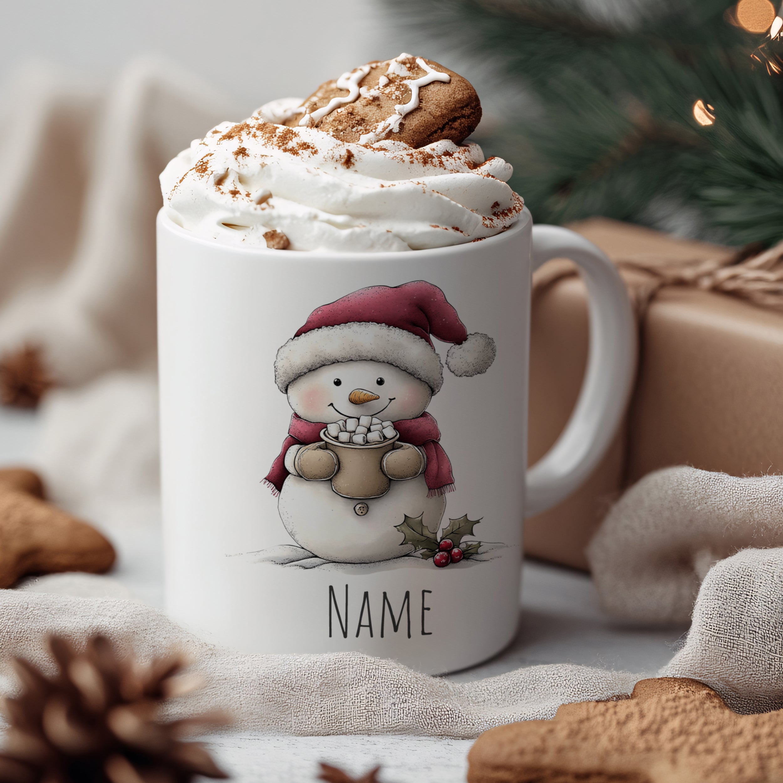 Tasse Schneemann