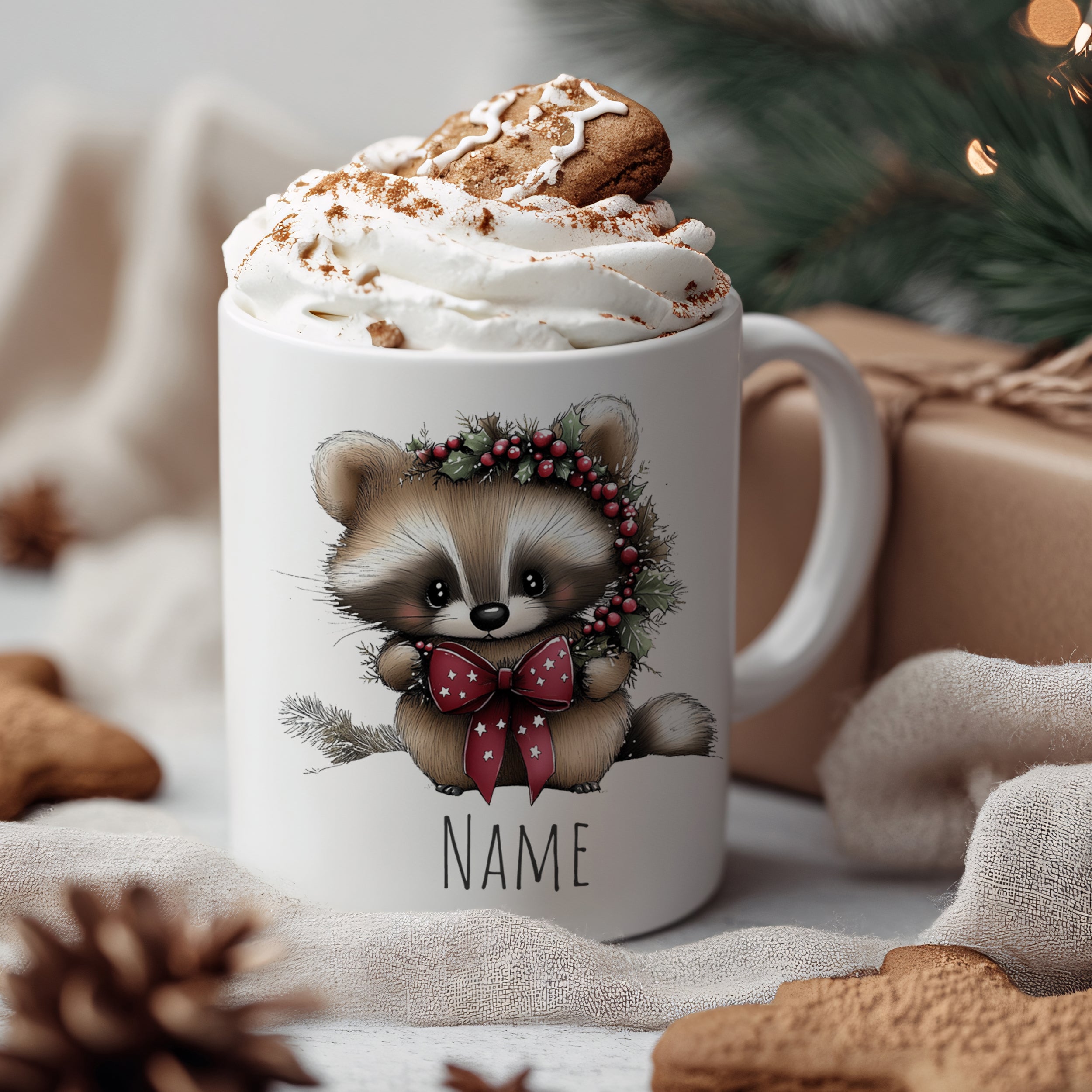 Tasse Waschbär