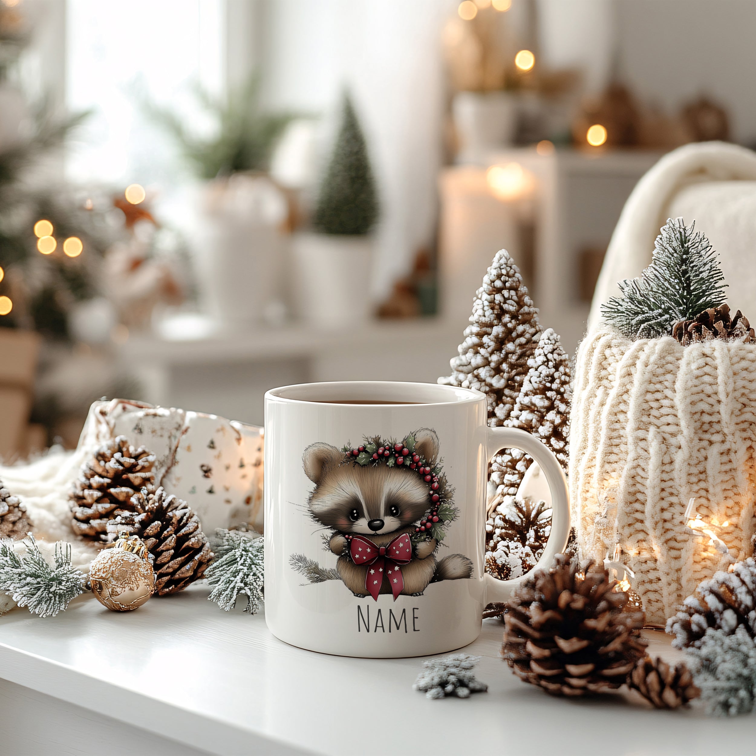 Tasse Waschbär