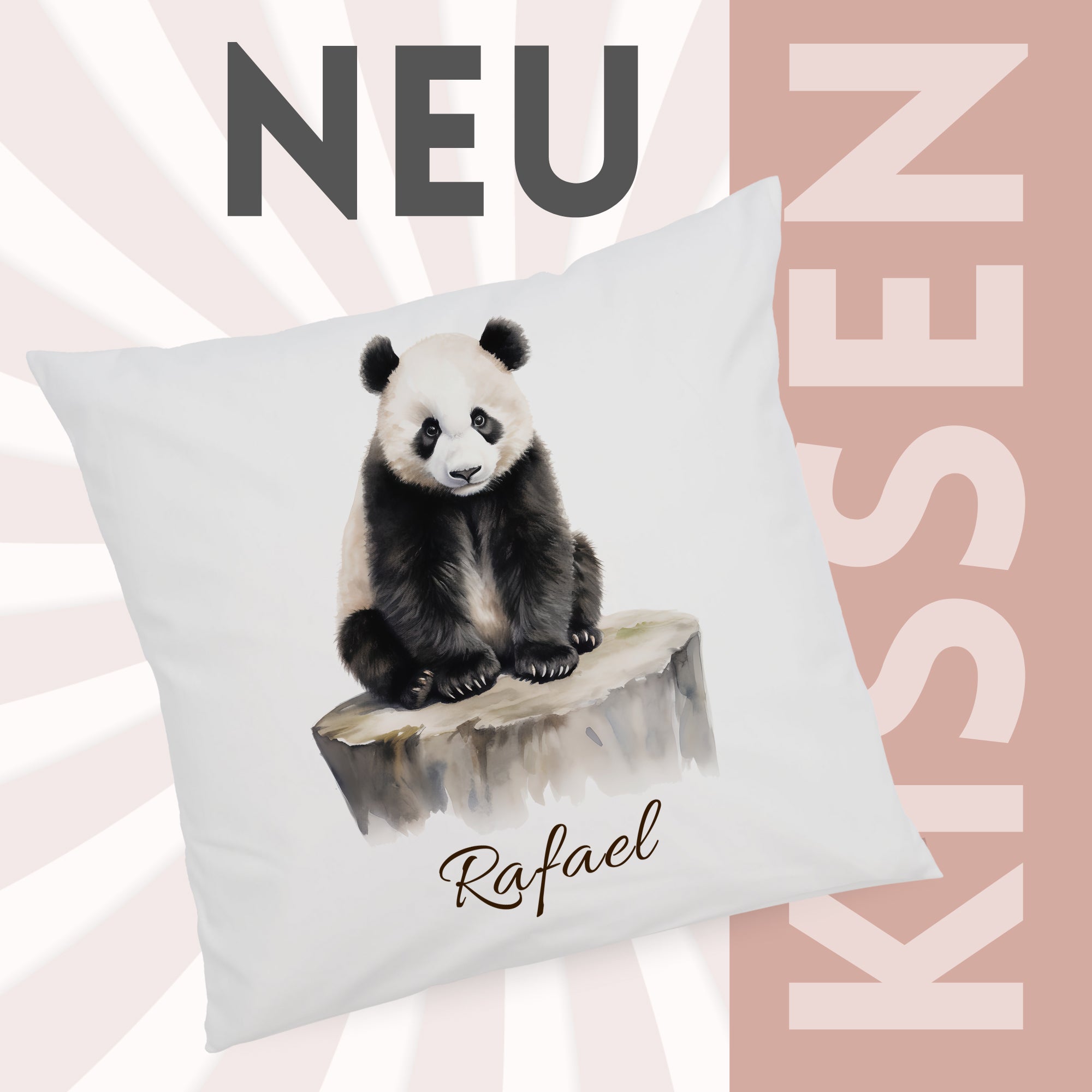 Kissenbezug Panda