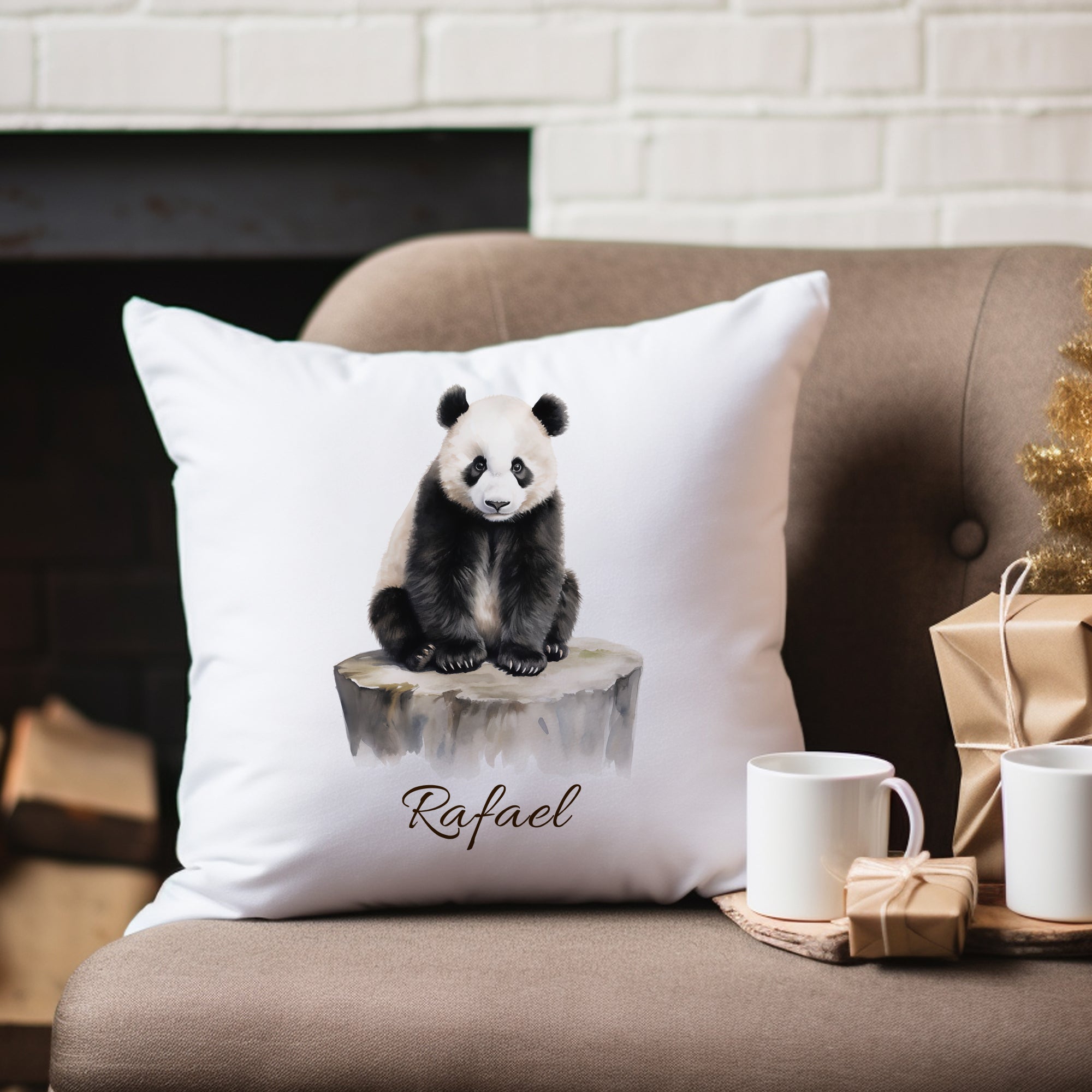 Kissenbezug Panda