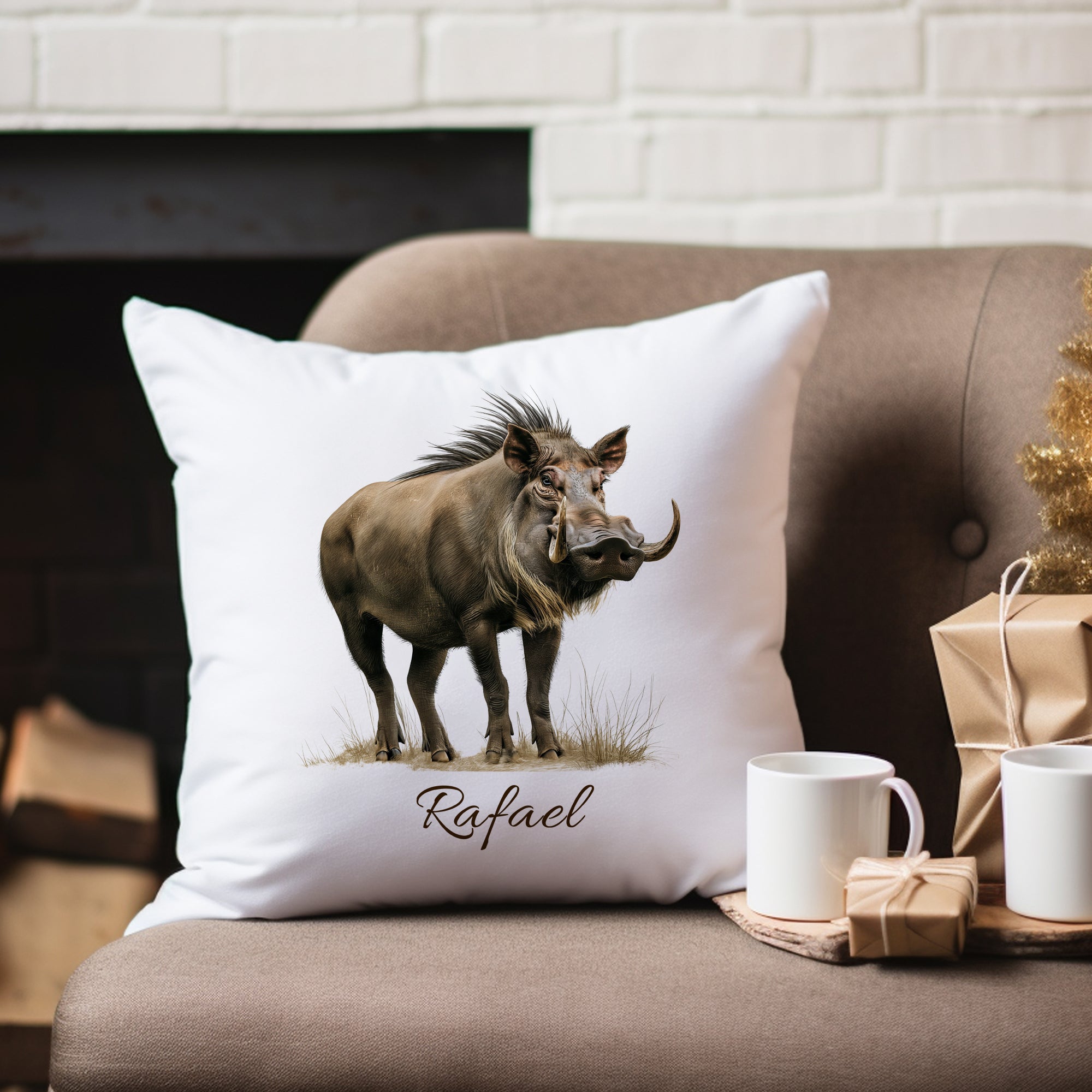 Kissenbezug Warzenschwein