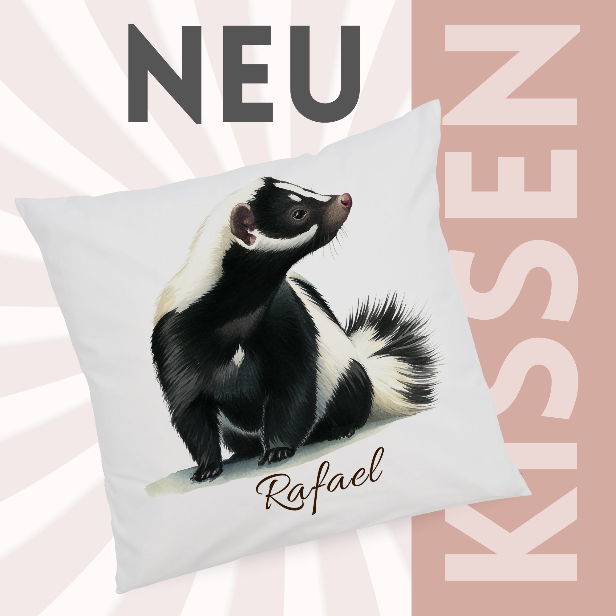 Kissenbezug Stinktier
