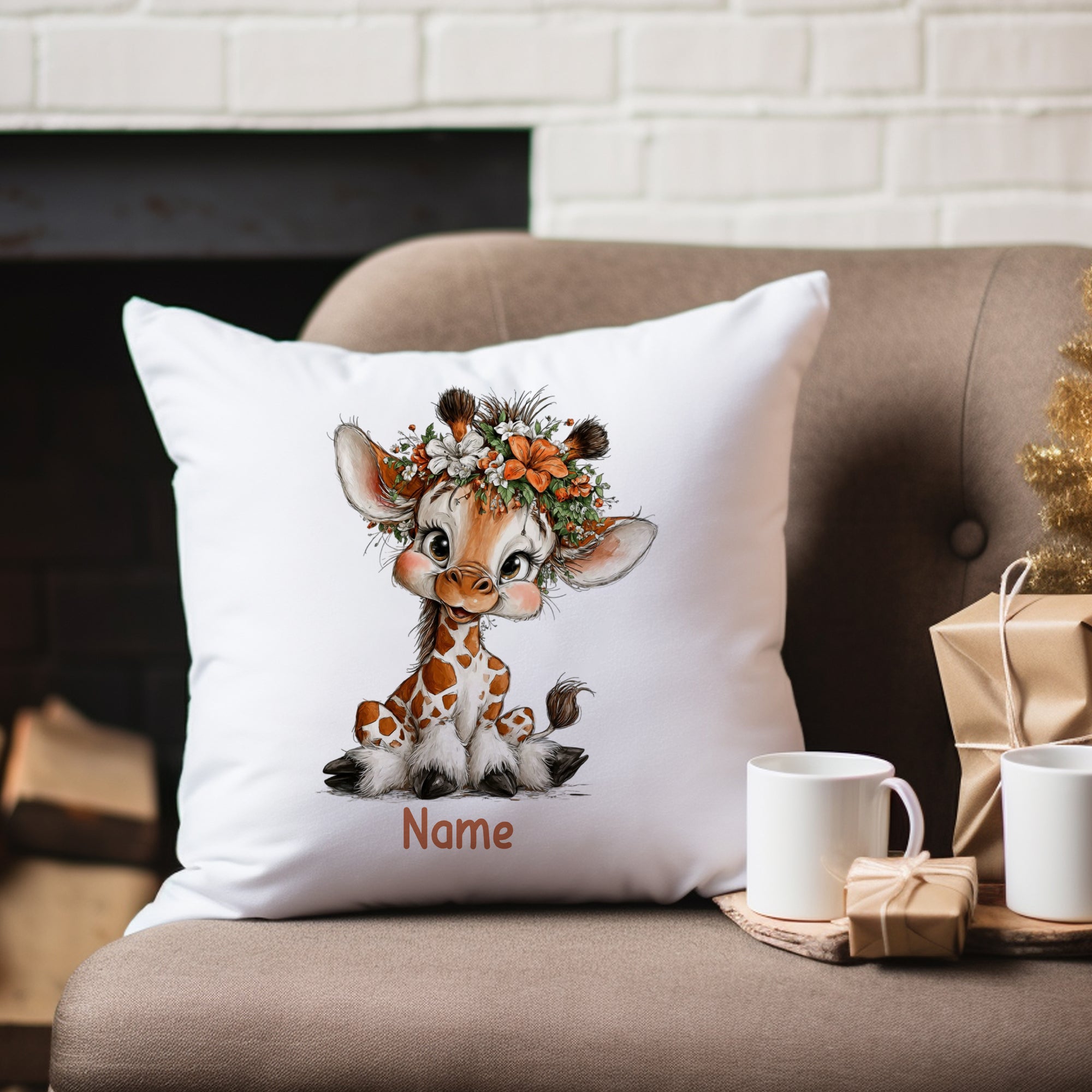 Kissenbezug Giraffe