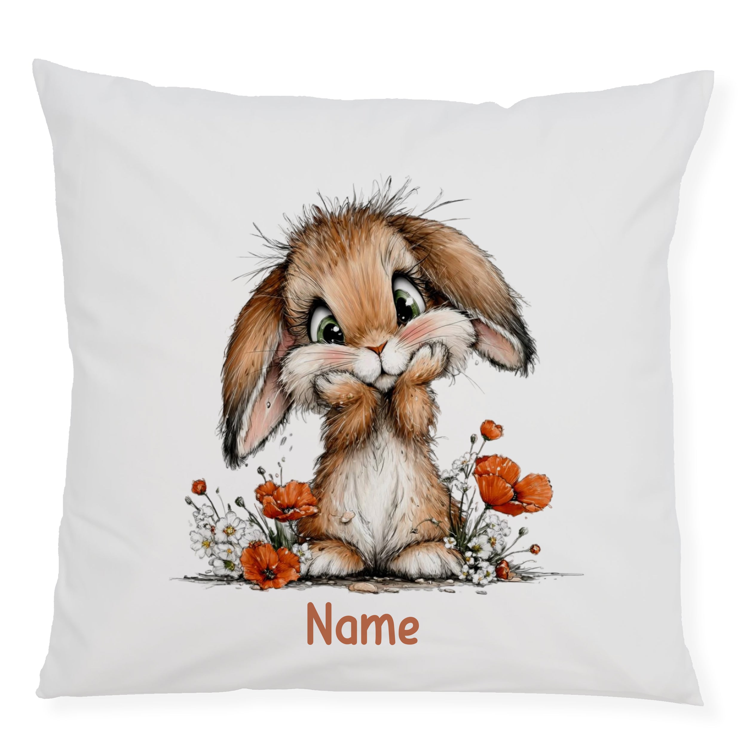 Kissenbezug Flauschiger Hase