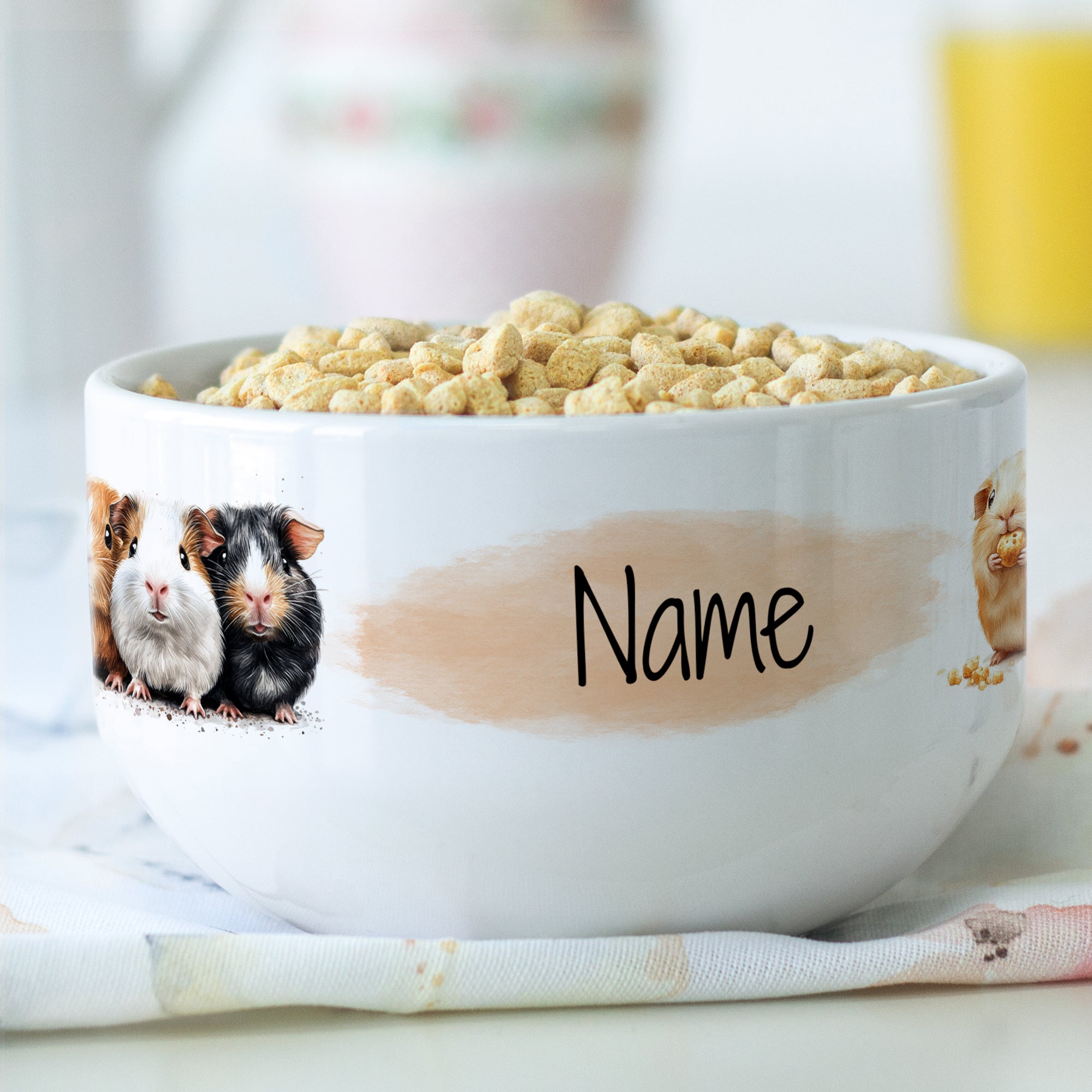 Müslischale mit Meerschweinchen