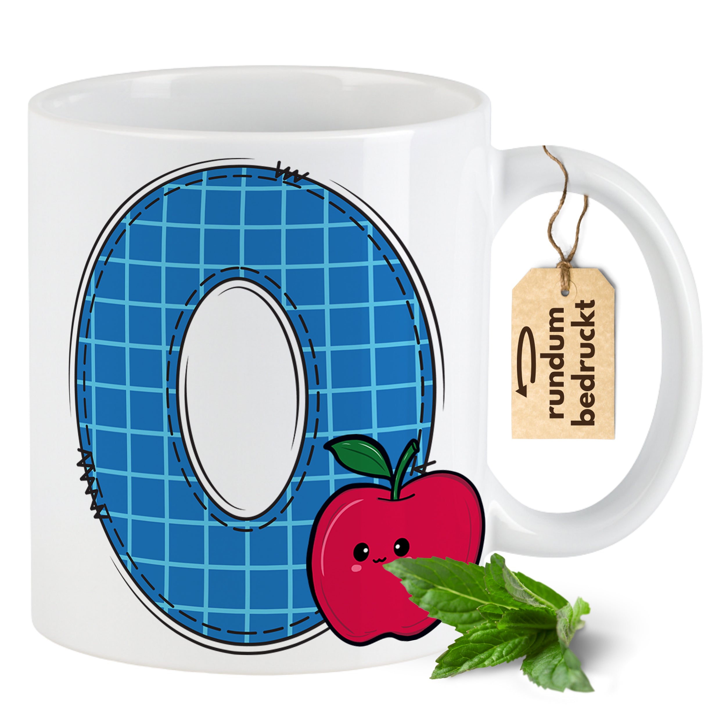 Tasse Alphabet mit Deinen Initialien