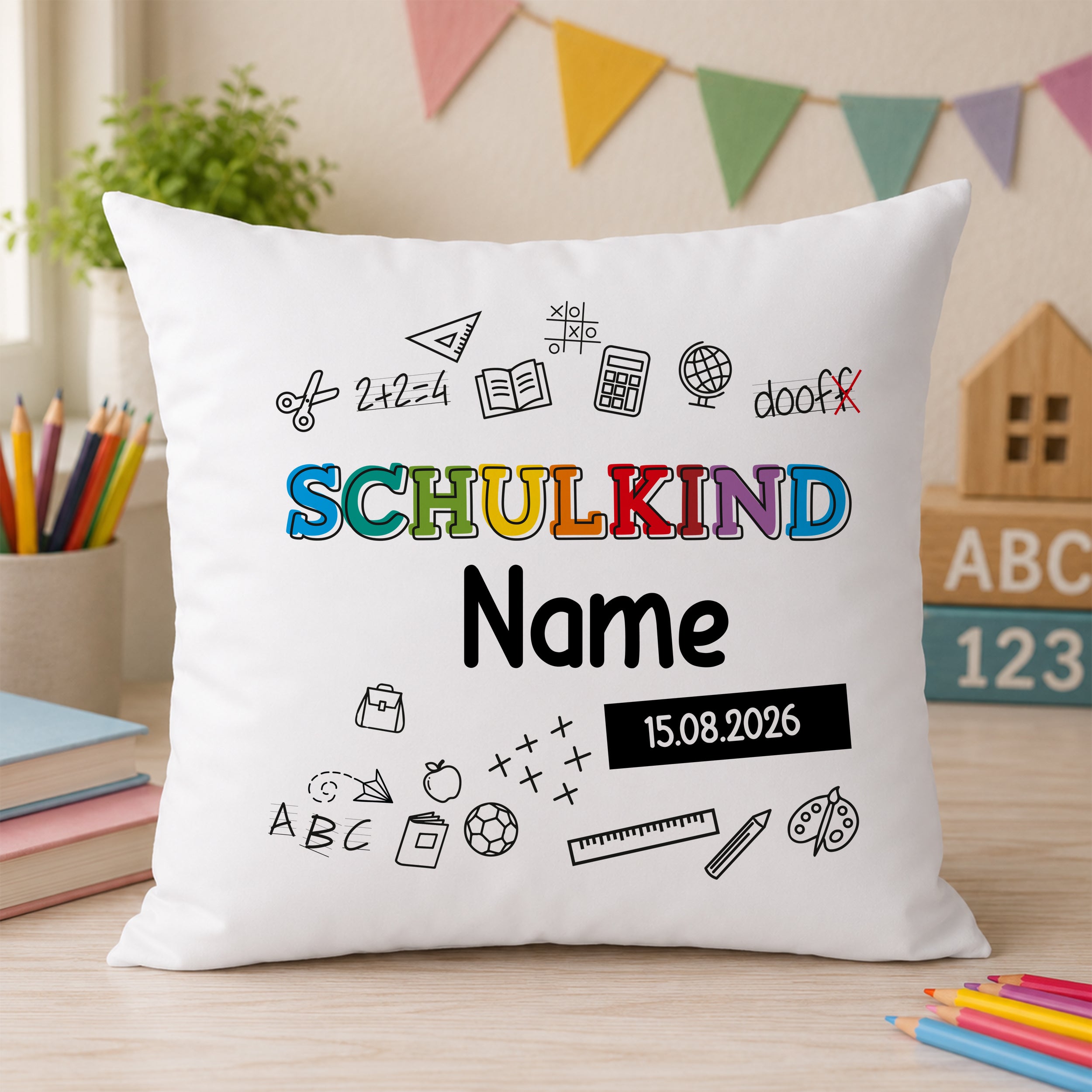 Kissenbezug Schulkind - Ein persönlicher Begleiter für den Schulstart