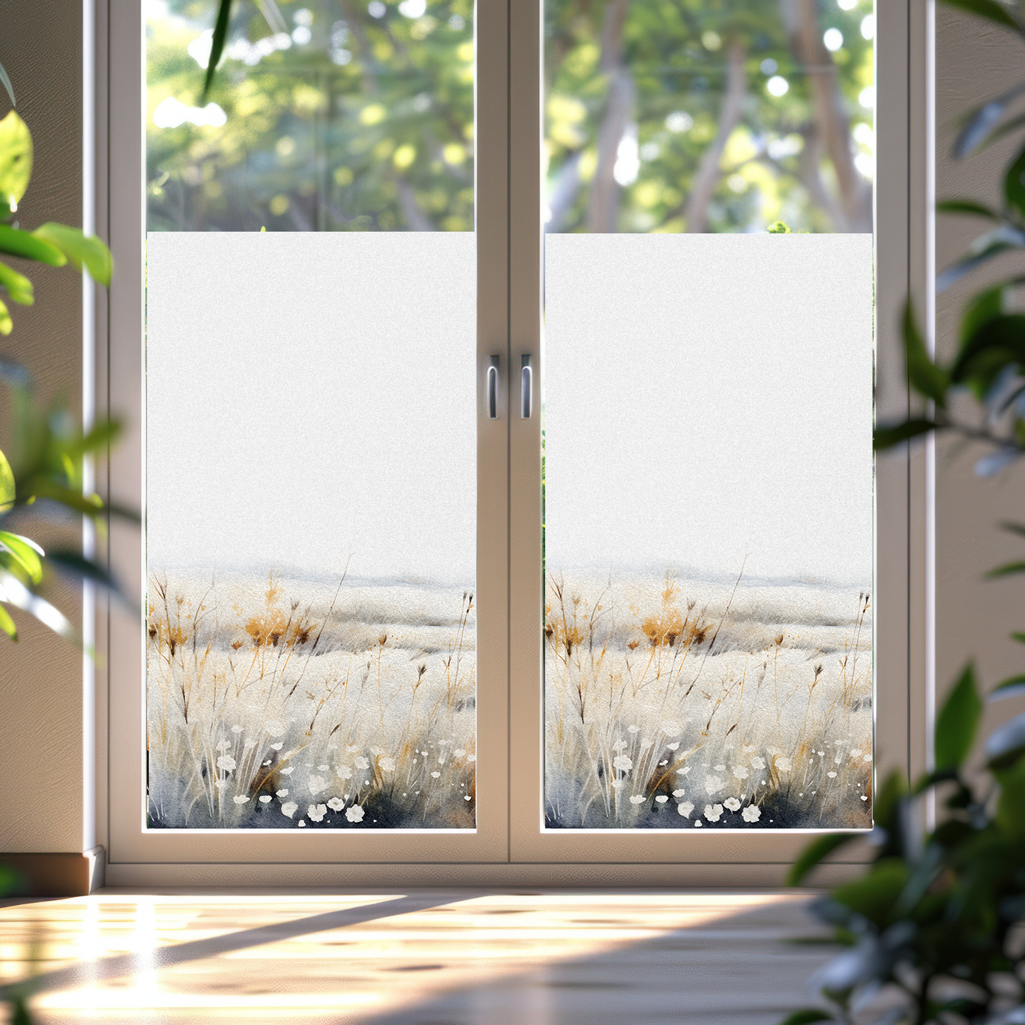 Fensterfolie Wiese