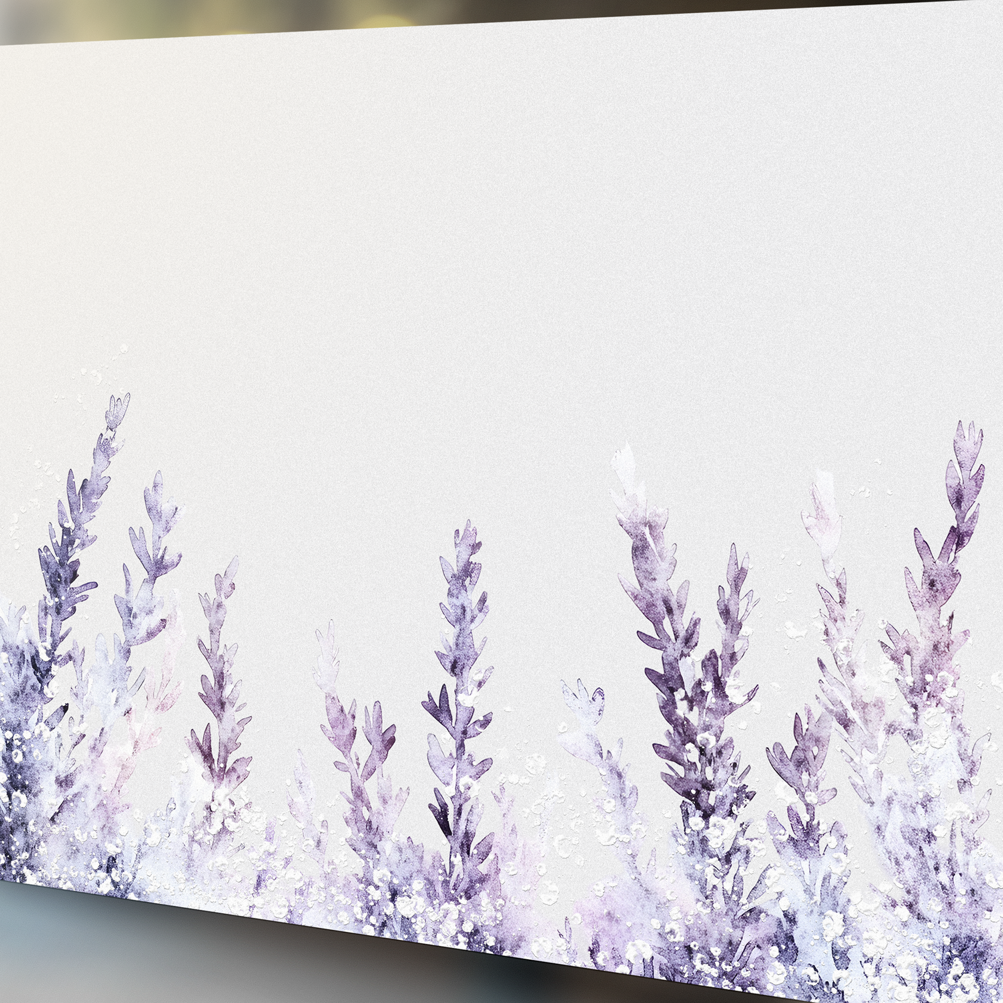 Fensterfolie Lavendel