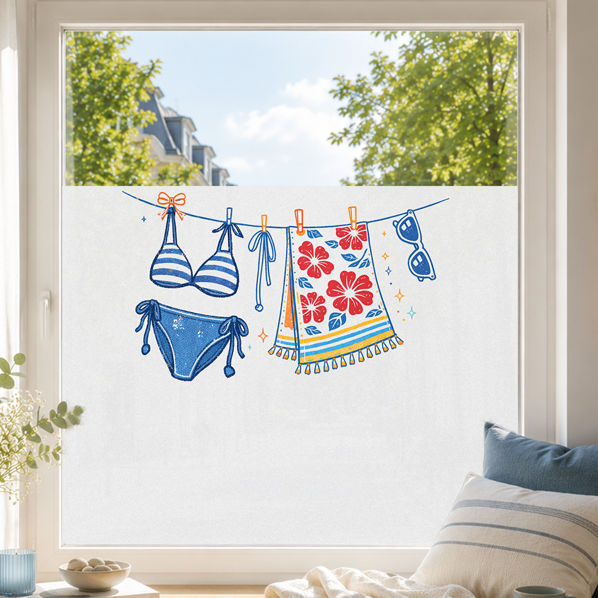 Fensterfolie Sommer