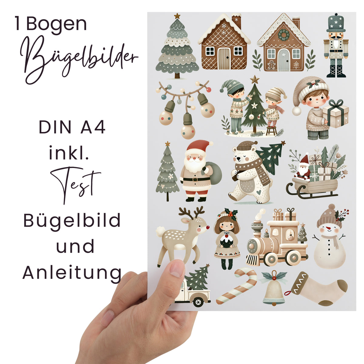 Bügelbilder Weihnachten DIY - Festliche Kreativität für dein Zuhause