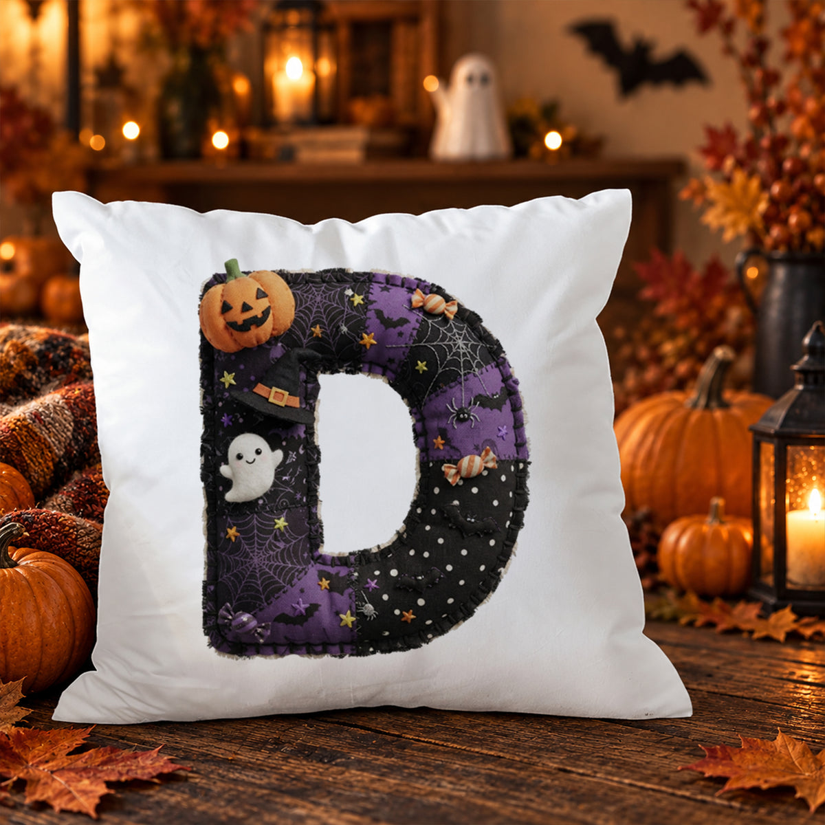 Kissenbezug mit Halloween-Motiv D